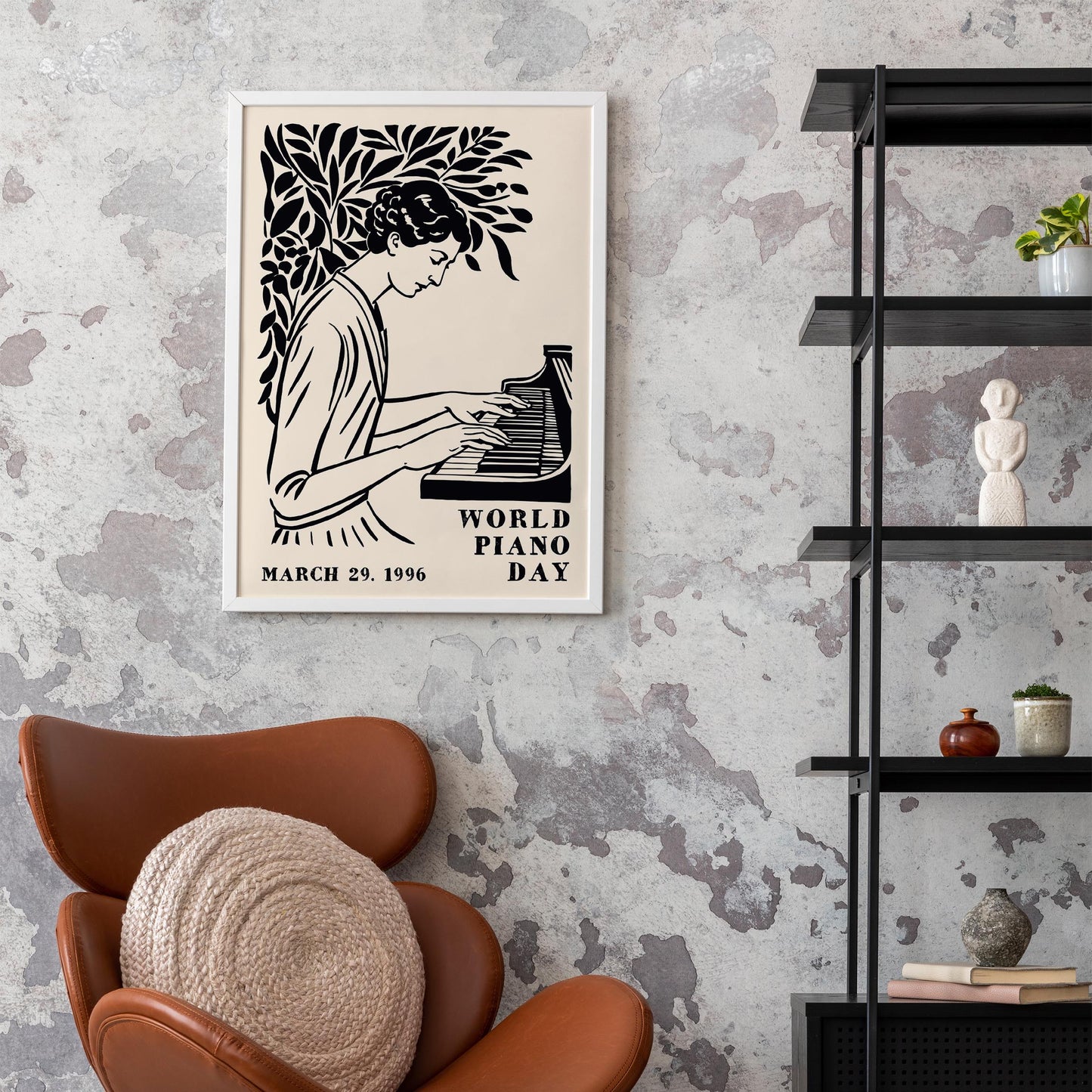 World Piano Day Music Poster