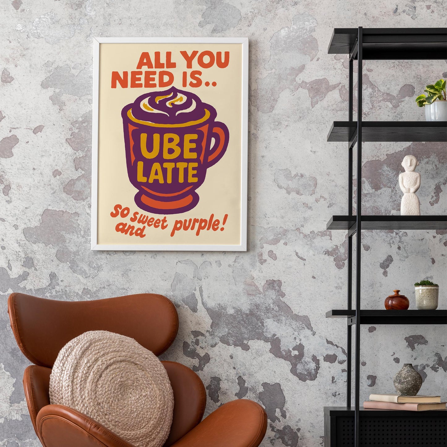 Ube Latte Poster