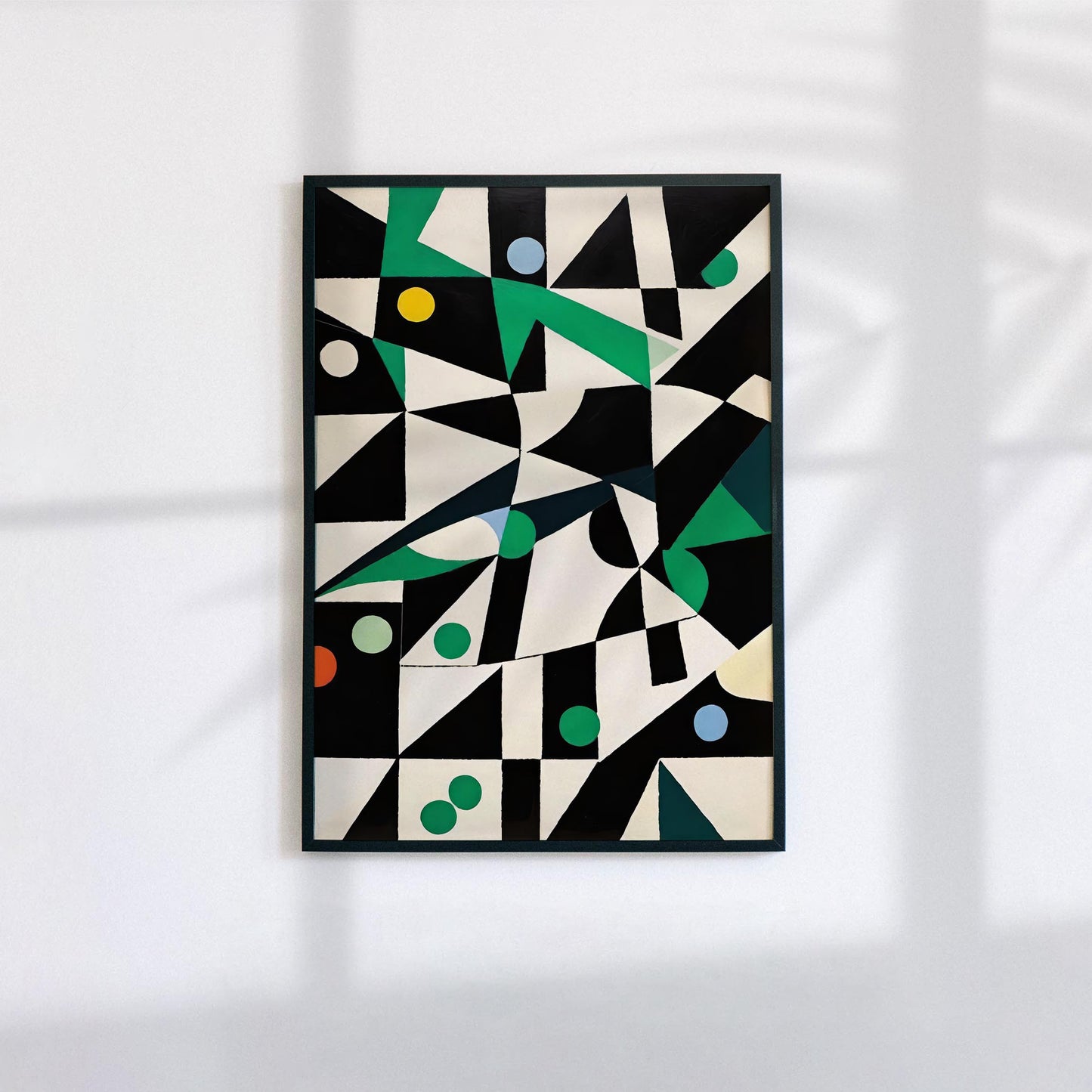 Colorful Abstract Shapes Wall Art