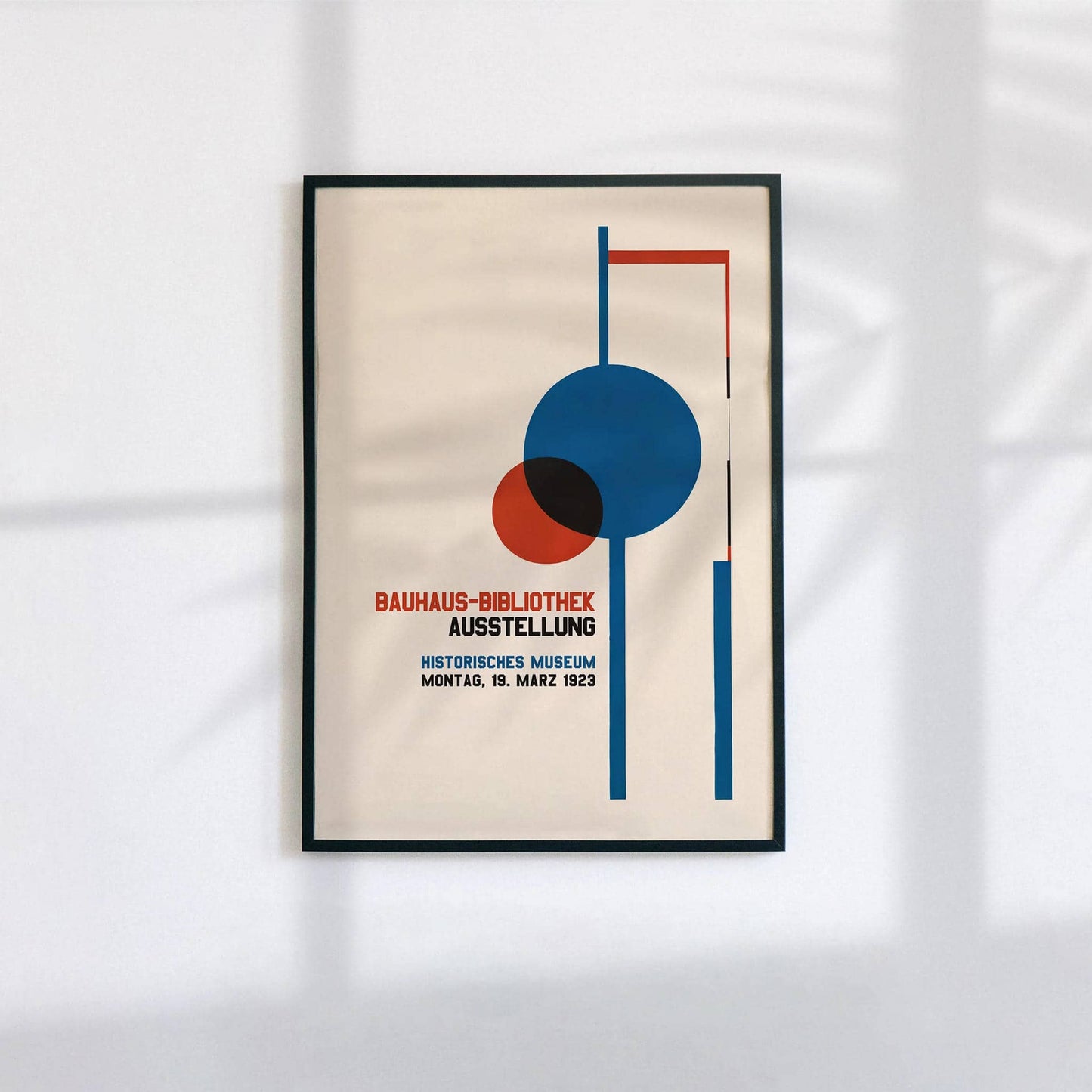 Bauhaus Library Wall Art Print - HypeSheriff