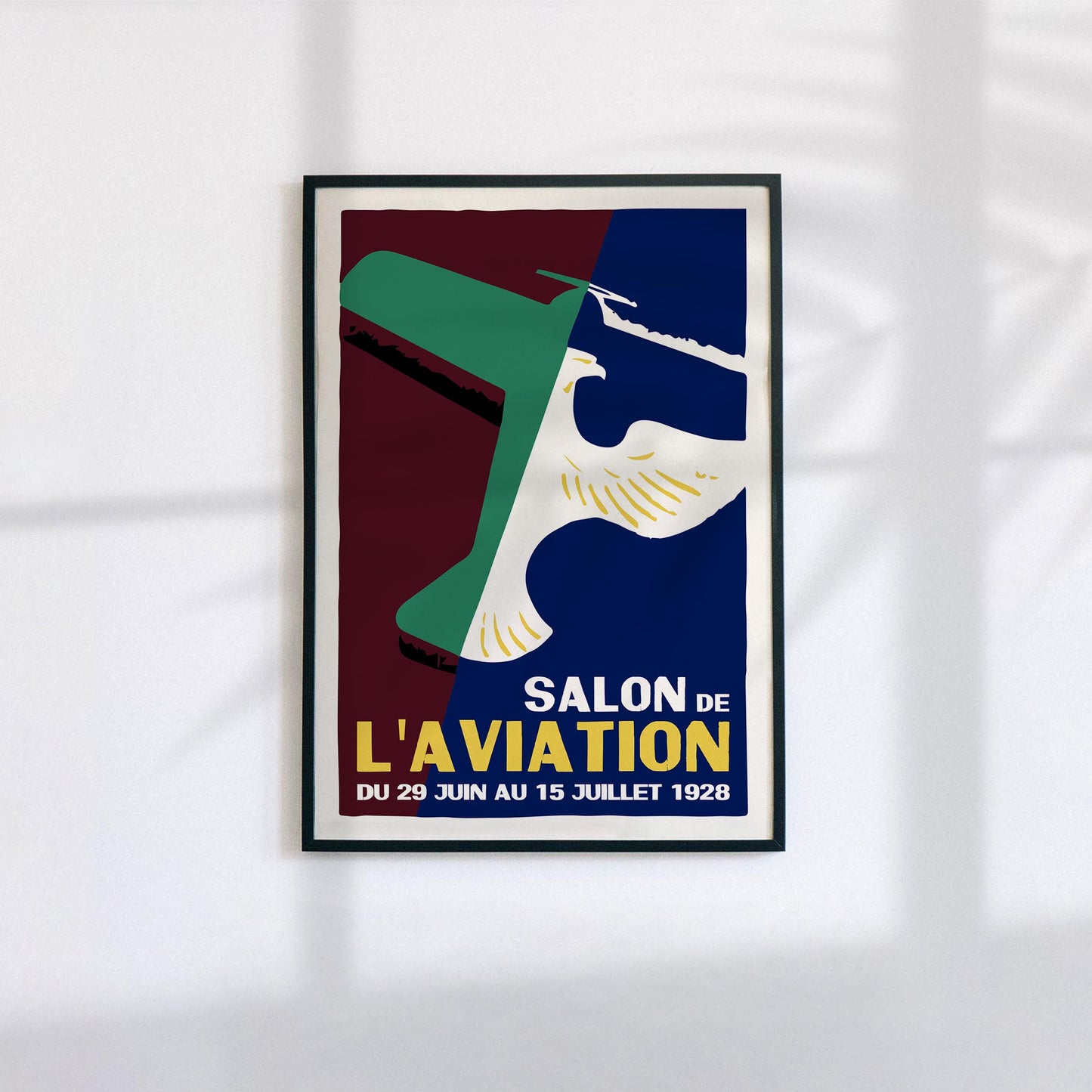 1928 French Aviation Art Print