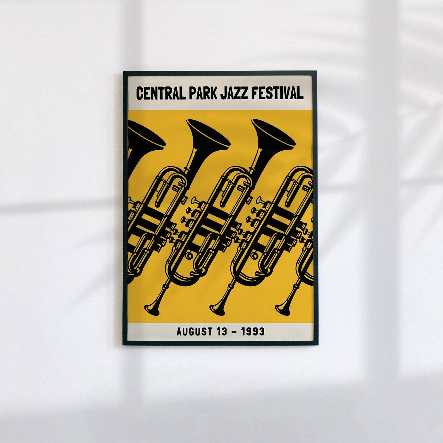 Central Park Jazz Festival Vintage Poster