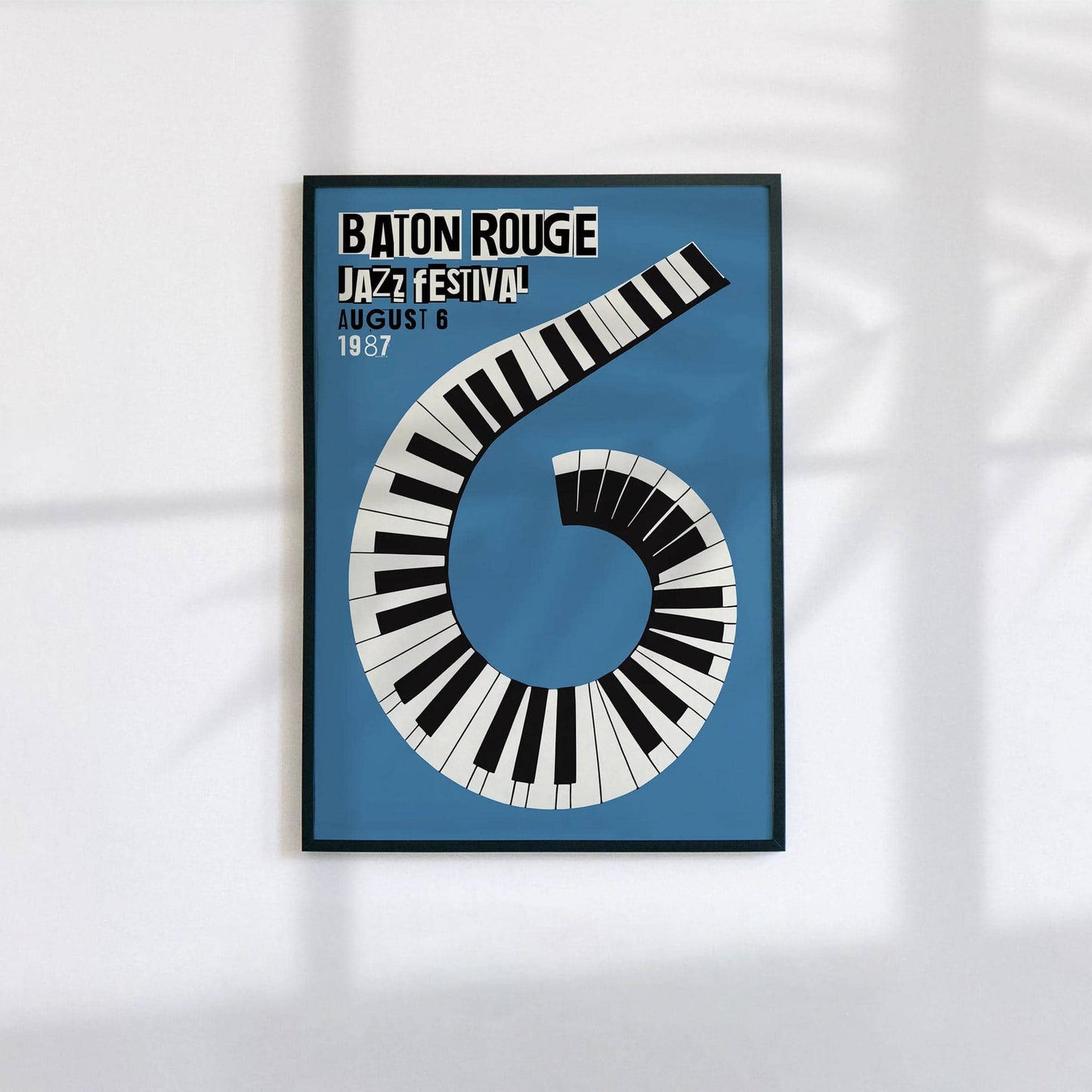 Baton Rouge Jazz Festival 1987 Poster
