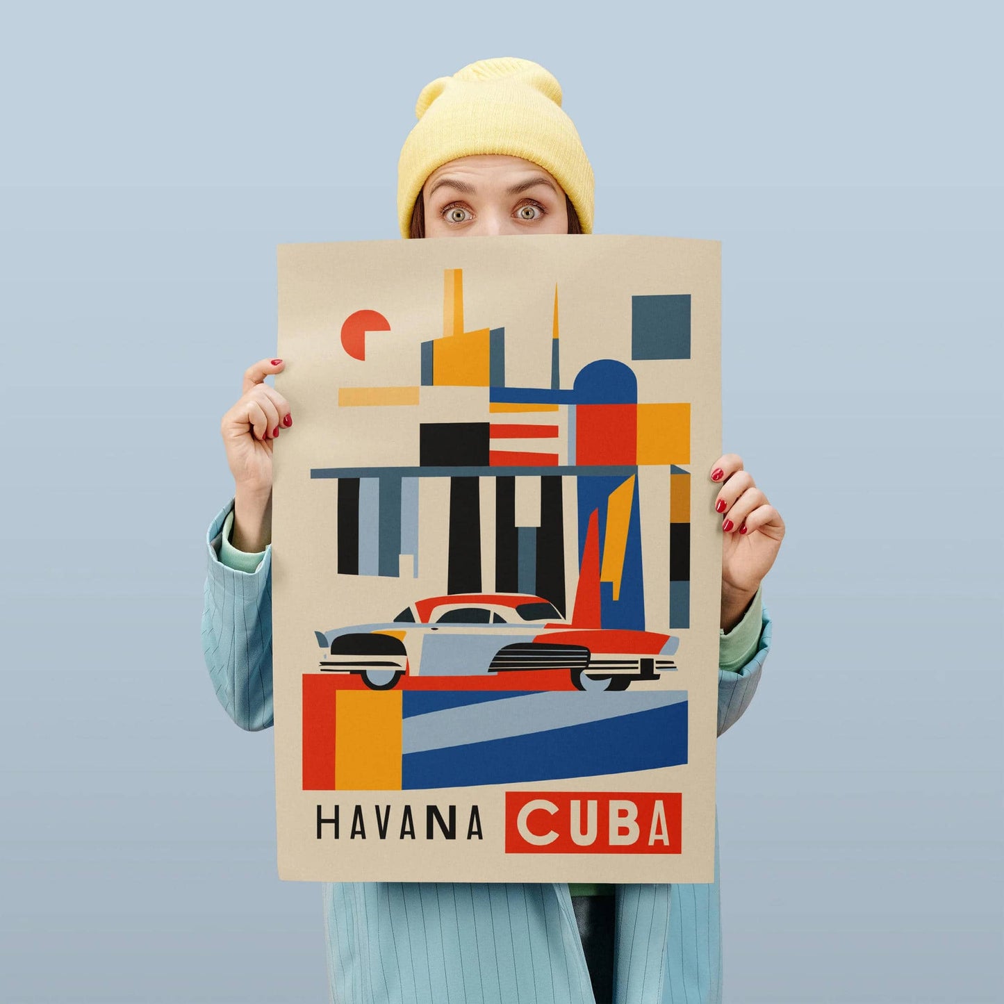 HAVANA Cuba Poster - Minimalist Travel Art - HypeSheriff