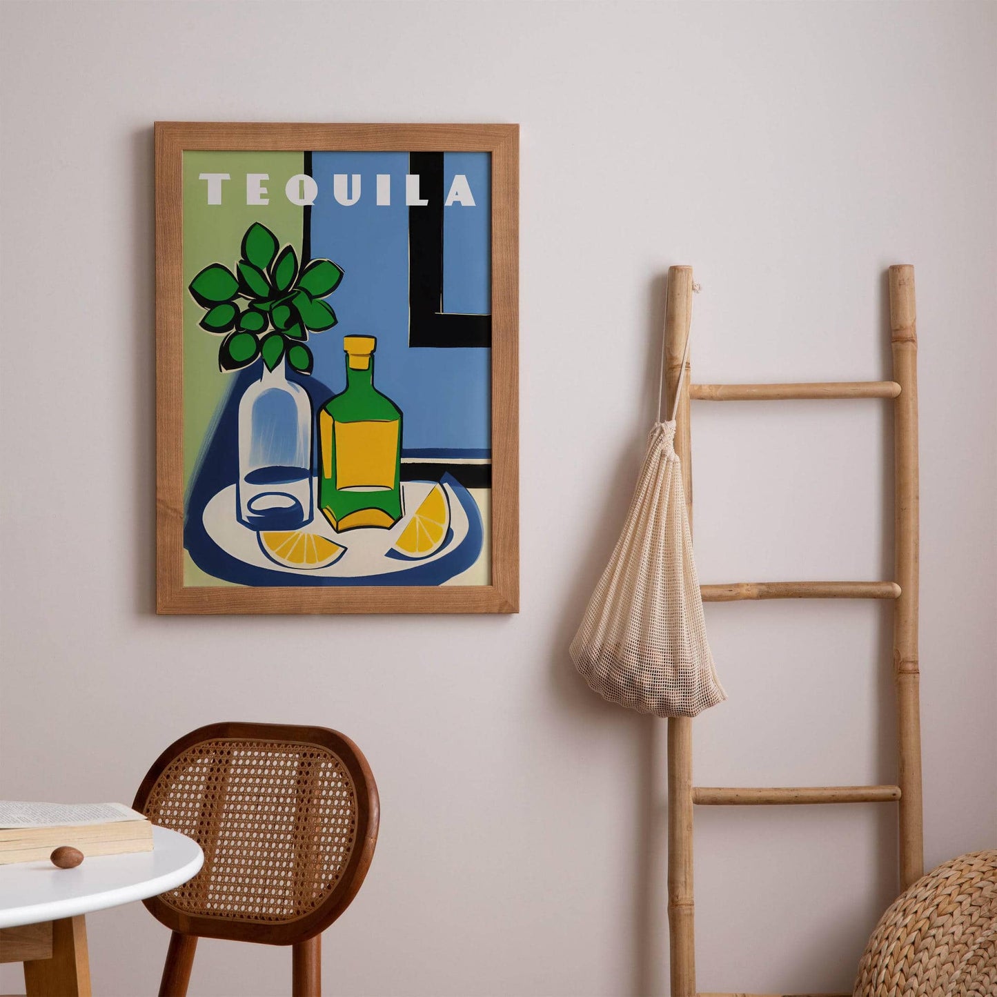 TEQUILA - retro beverage poster - HypeSheriff