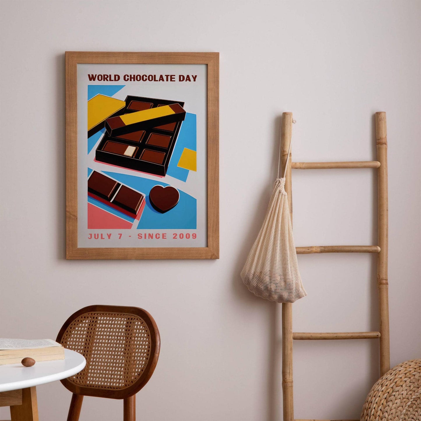 Retro WORLD CHOCOLATE DAY Poster - HypeSheriff