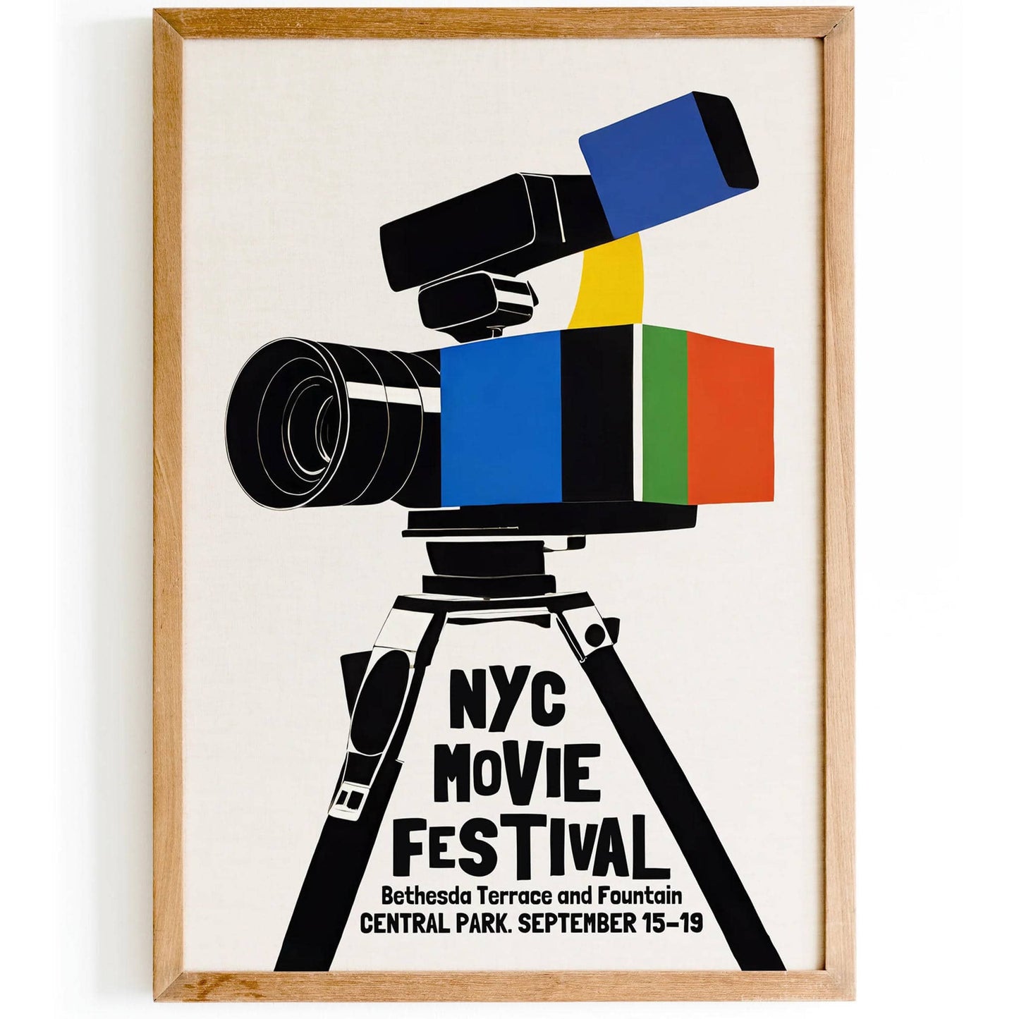 NYC Movie Festival Retro Poster - HypeSheriff
