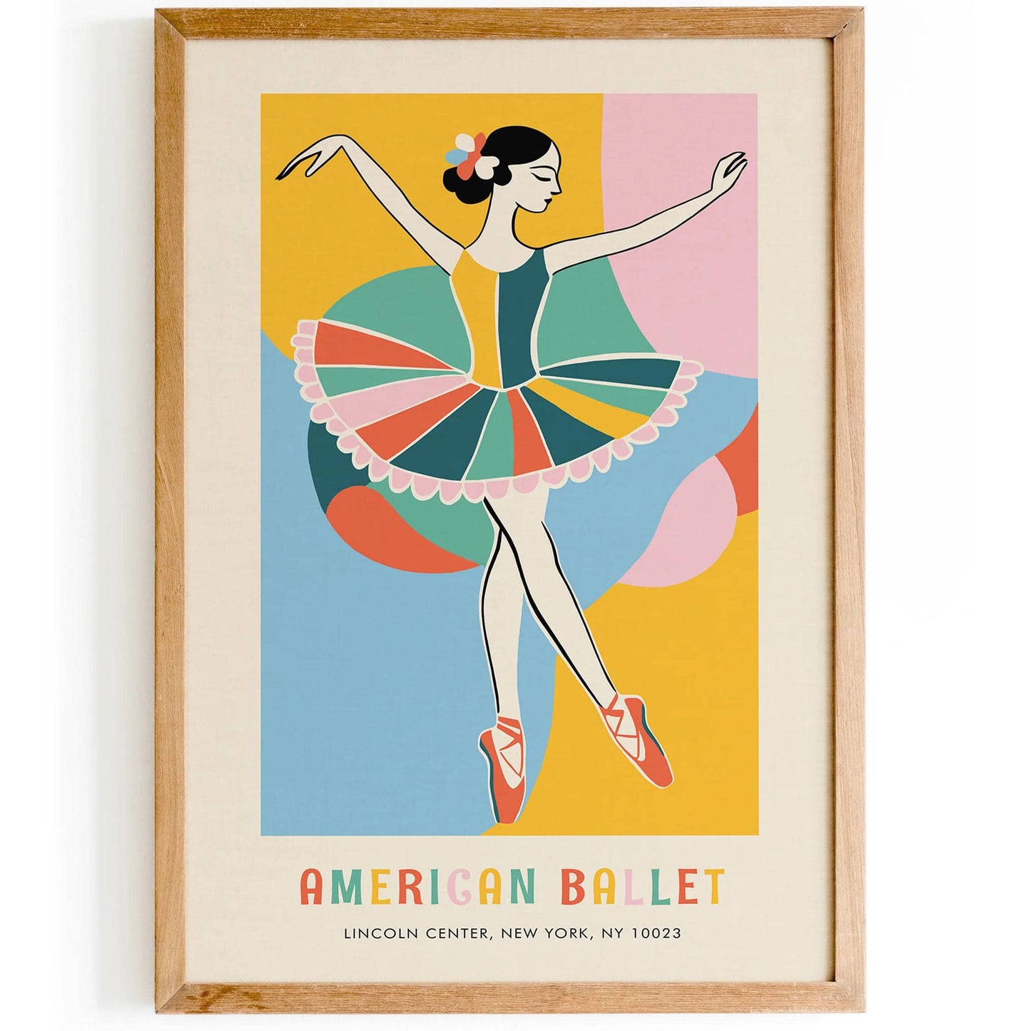 American School of Ballet Poster for Nursery Room Decor - HypeSheriff