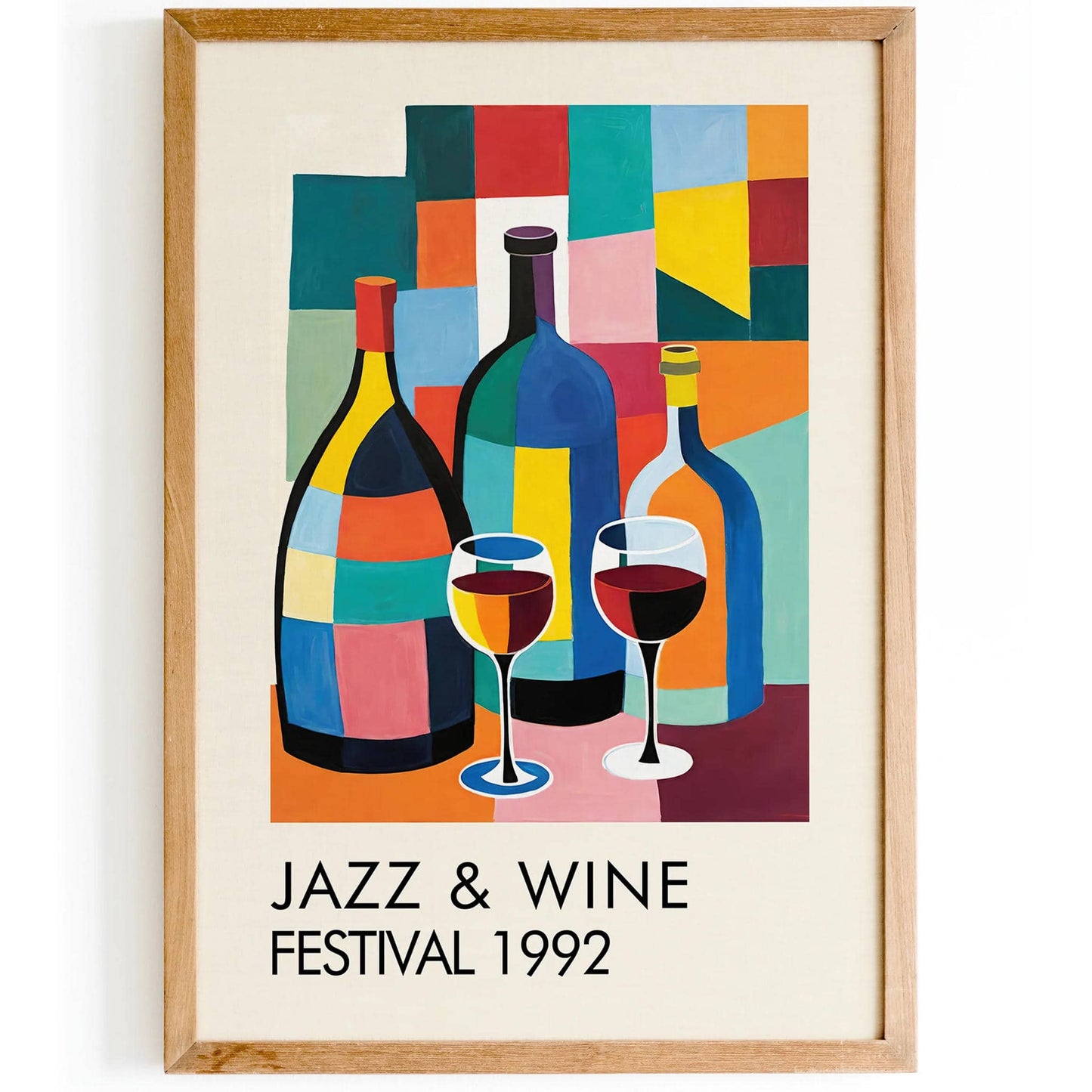 Jazz & Wine Festival 1992 Poster - HypeSheriff