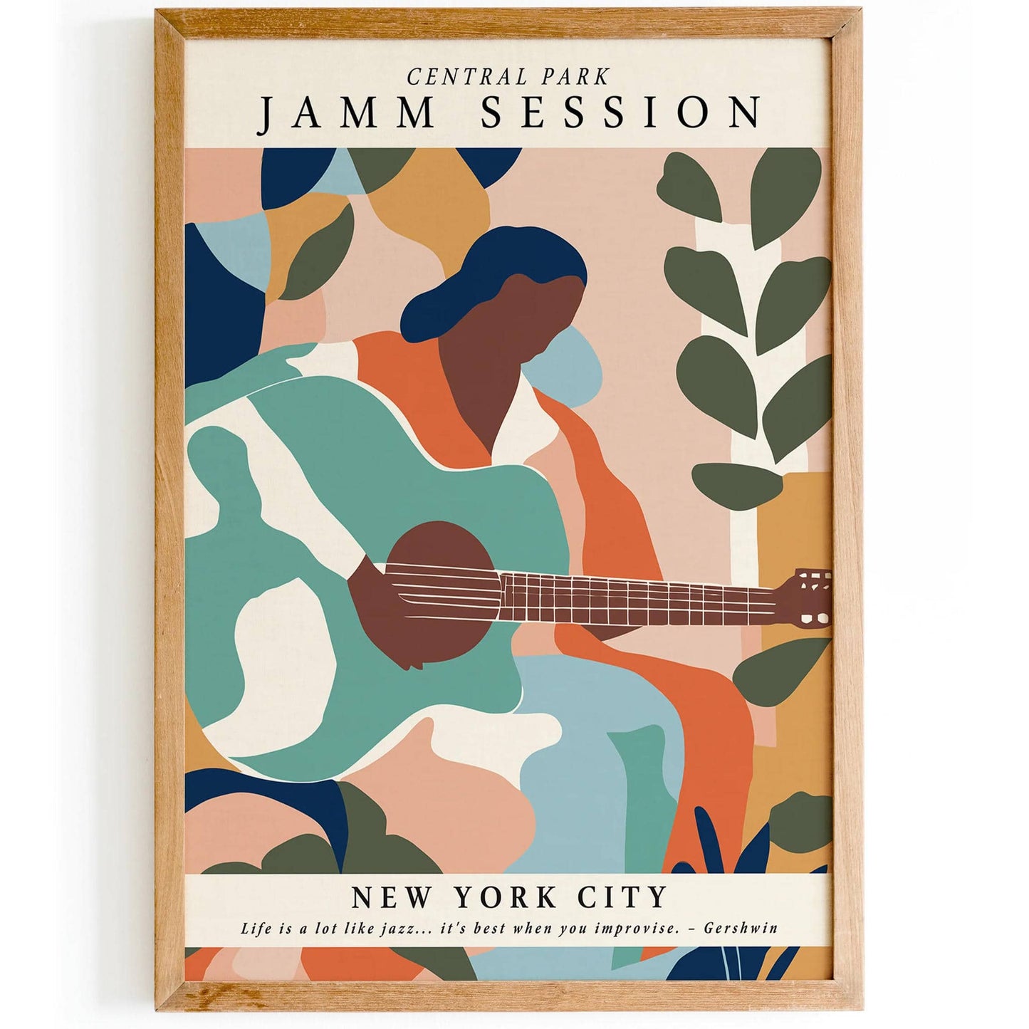 Central Park Jamm Session Music Poster - HypeSheriff