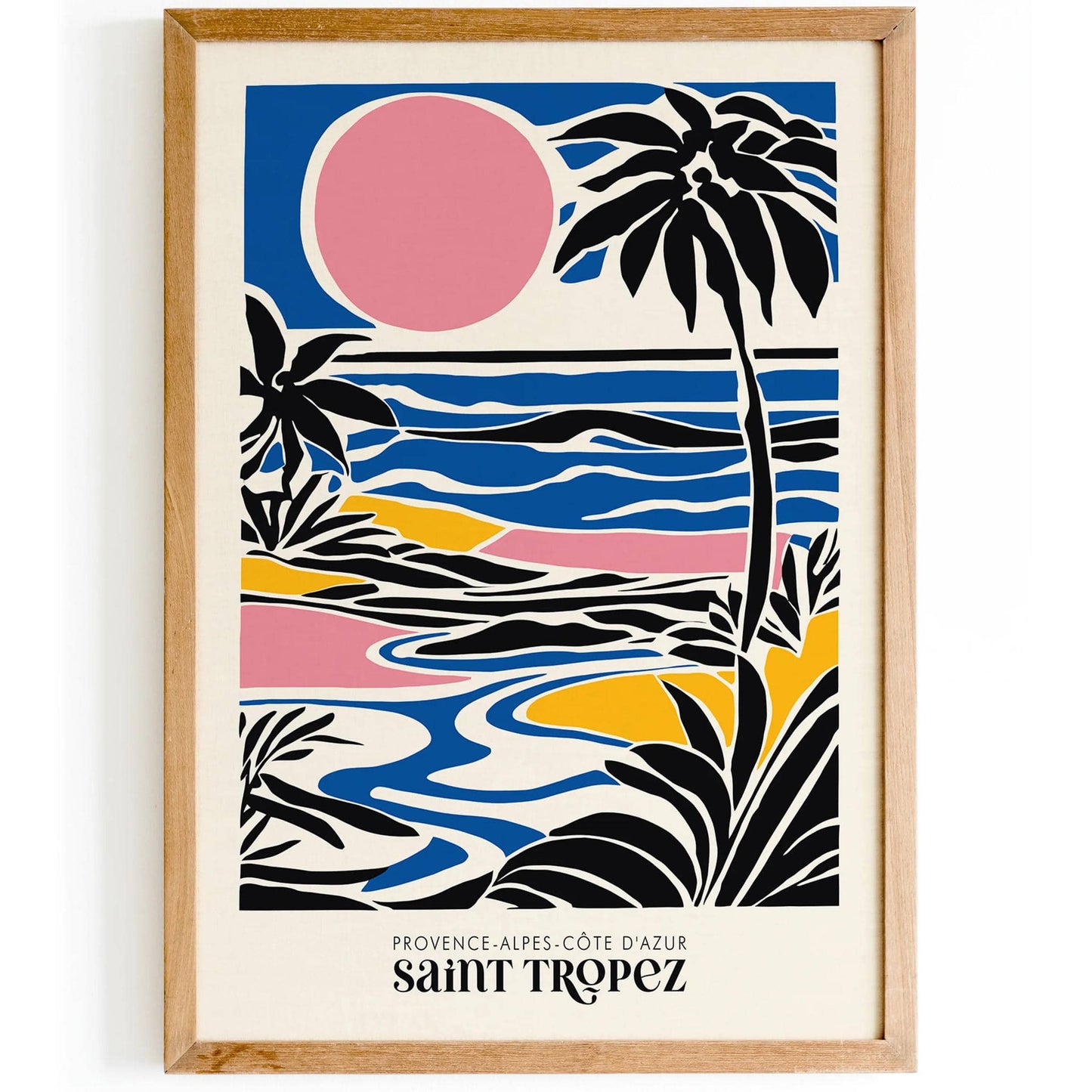 Saint Tropez Travel Holiday Poster - HypeSheriff