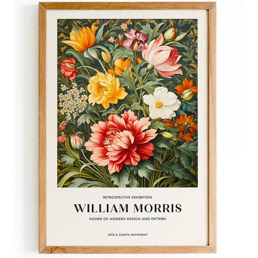 W. Morris Inspired Exhibition Floral Print