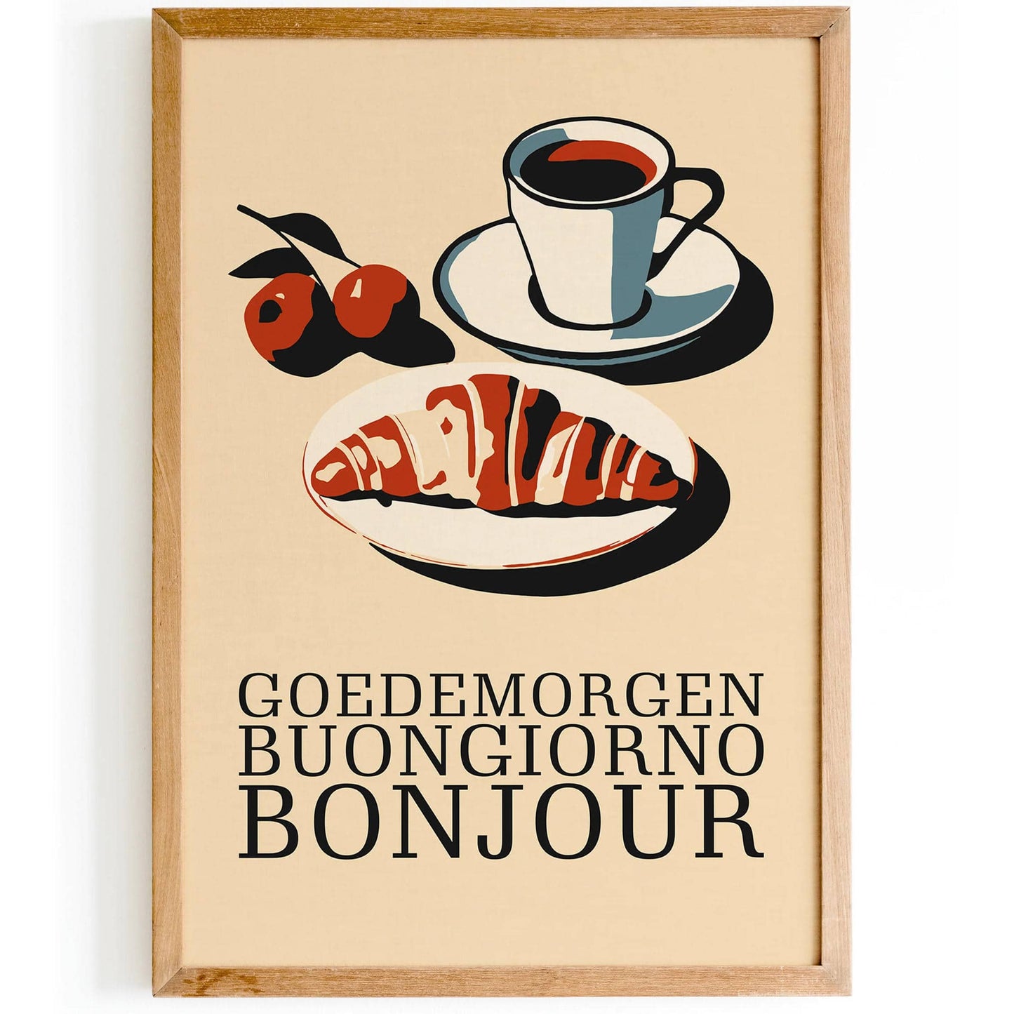 Good Morning Breakfast Art Print - HypeSheriff