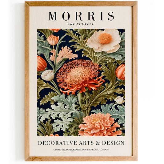 Botanical Art Nouveau Art Print - HypeSheriff