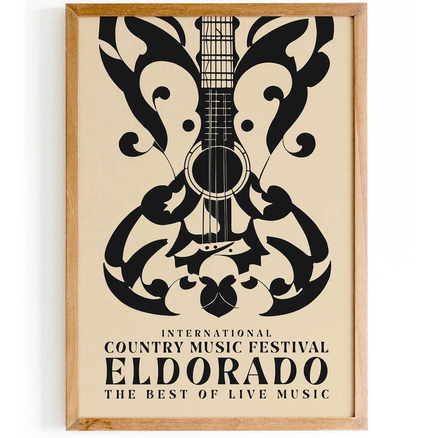 Country Music Festival Vintage Poster - HypeSheriff