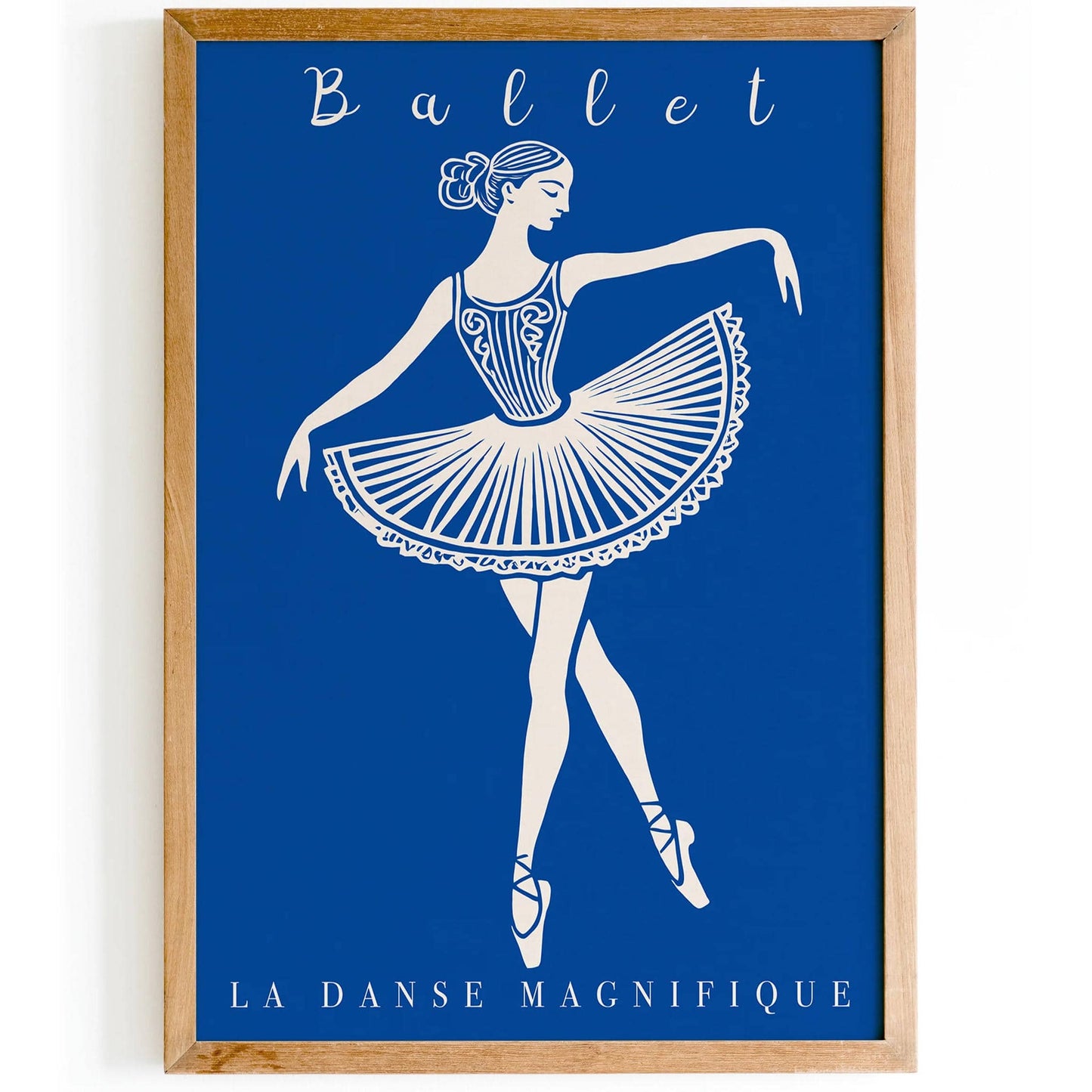 Ballet Dance Blue Poster 2025 - HypeSheriff