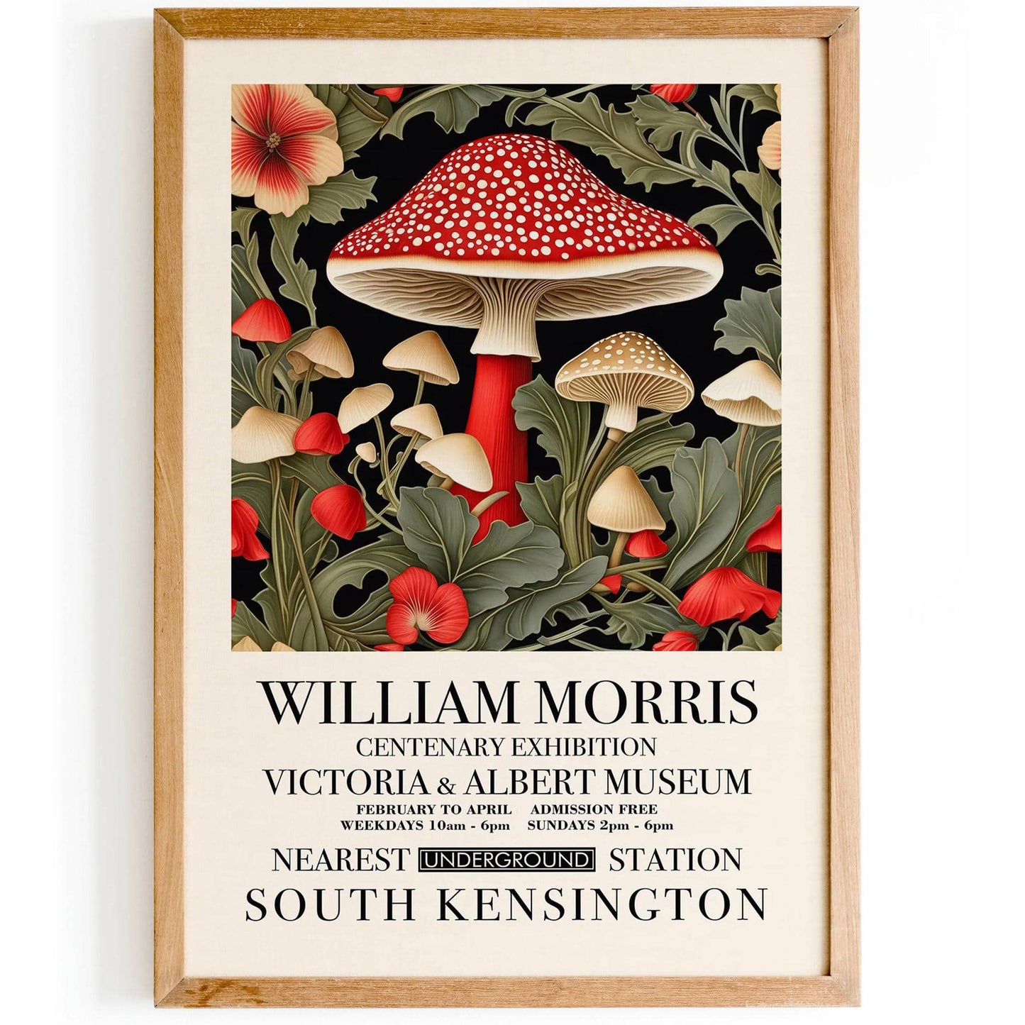 Toadstool Muchroom Art Print - HypeSheriff