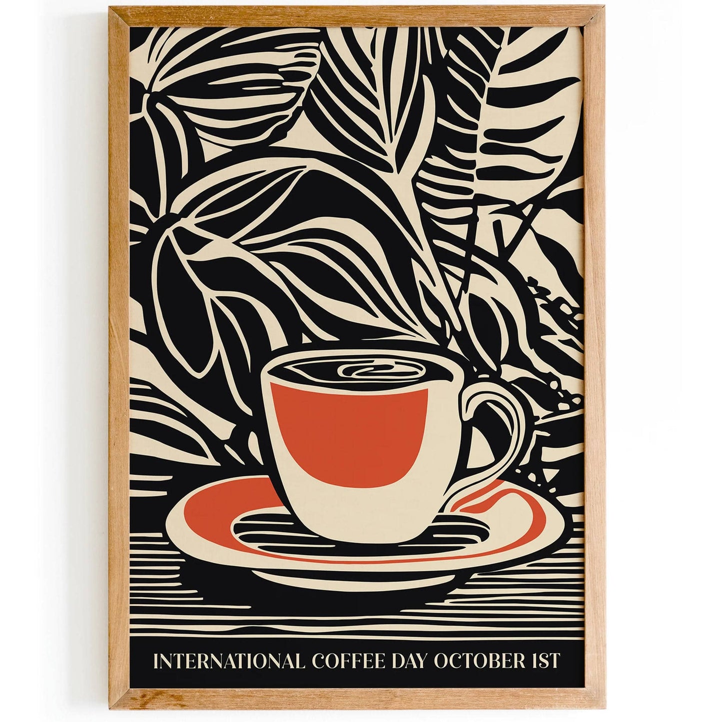 International Coffee Day Vintage Poster - HypeSheriff