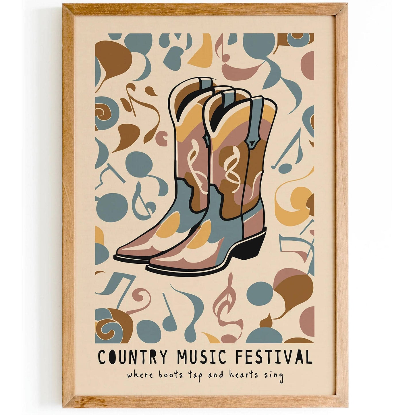 Country Music Festival Poster - HypeSheriff