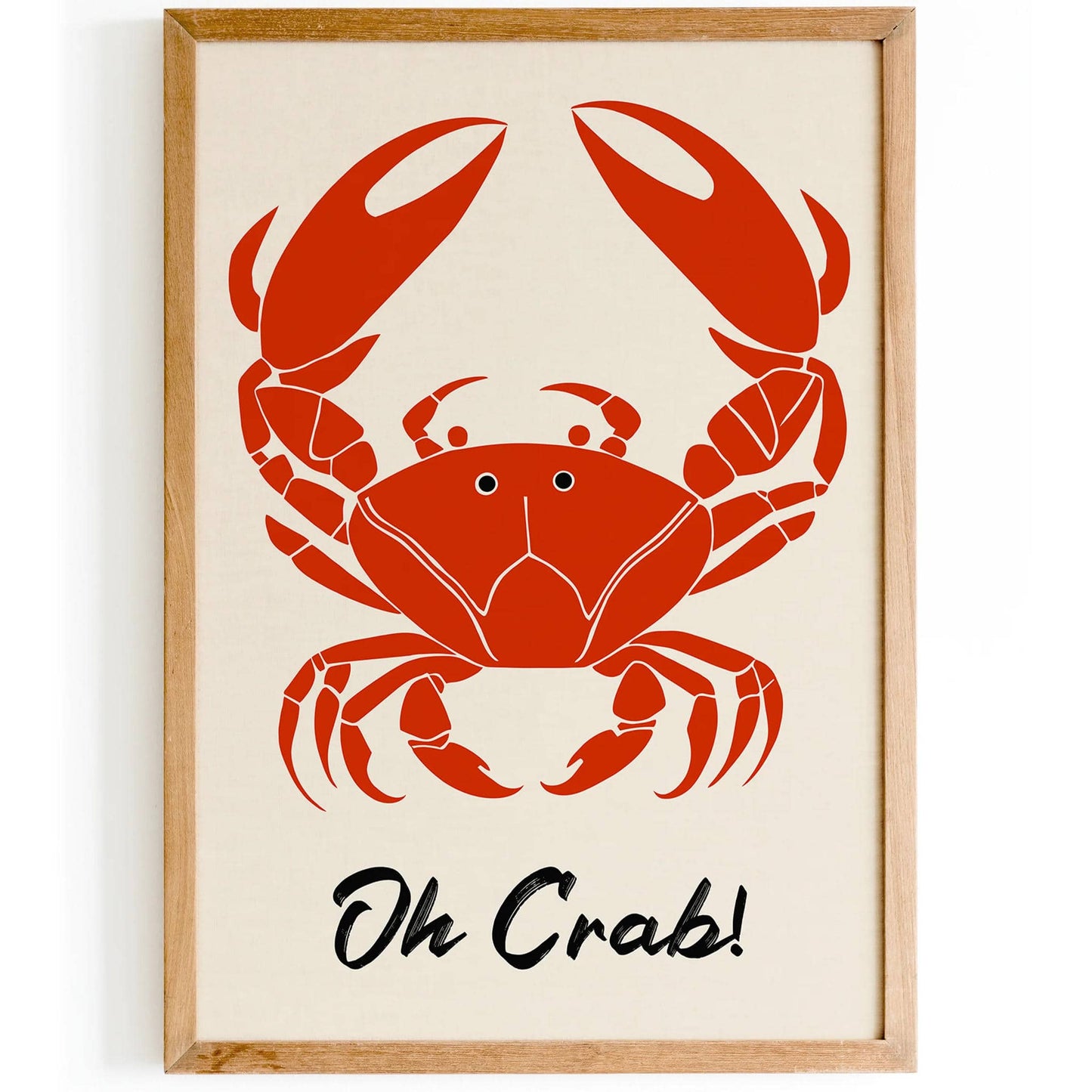 Oh Crab! Funny Kitchen Poster - HypeSheriff