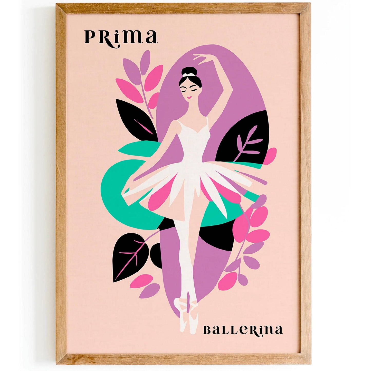 Prima Ballerina Nursery Art Print - HypeSheriff