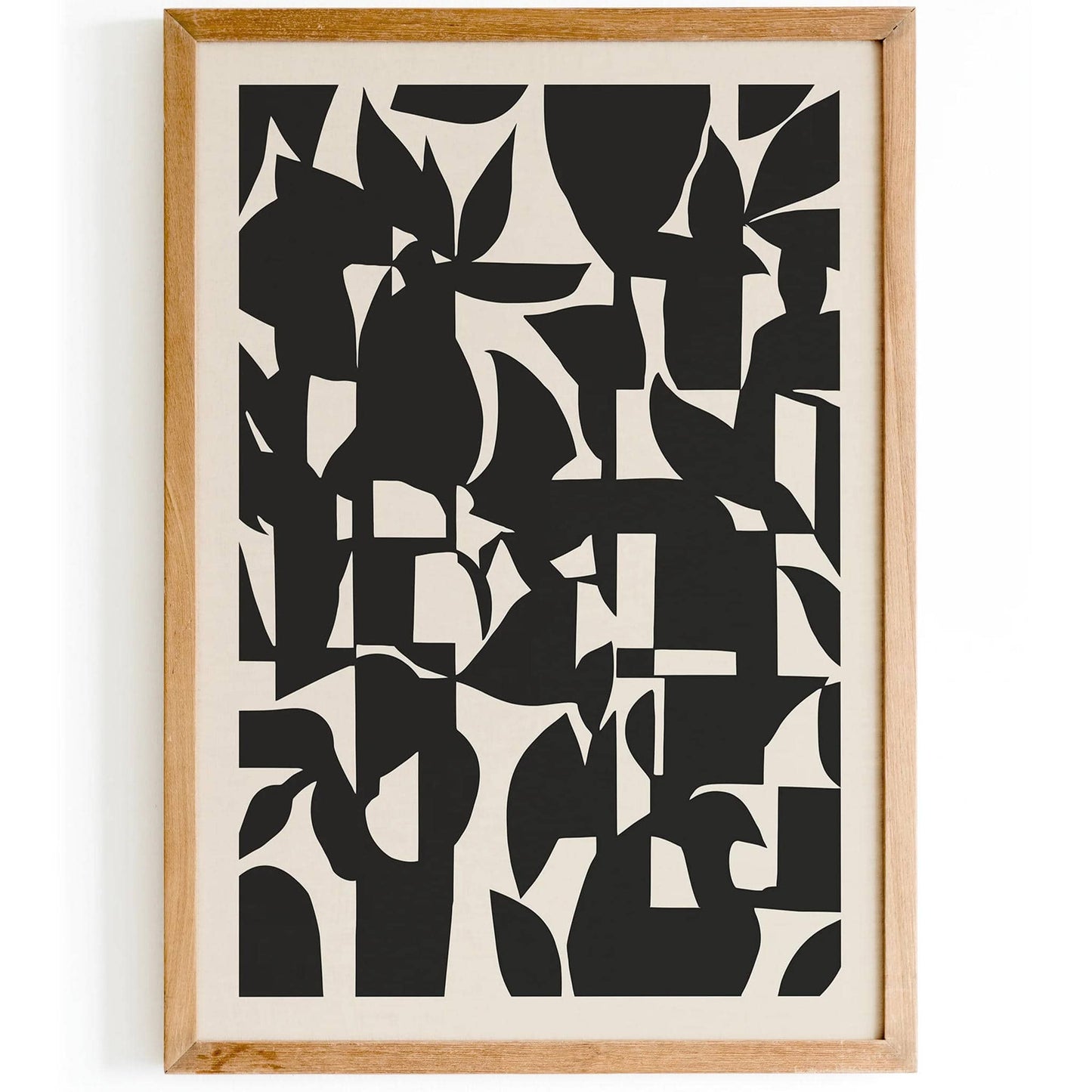 Black Danish Design Art Print - HypeSheriff