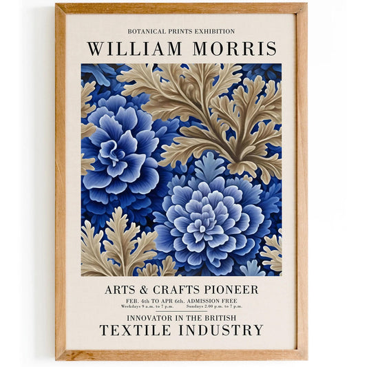 Blue Coral Reefs English Art Print - HypeSheriff