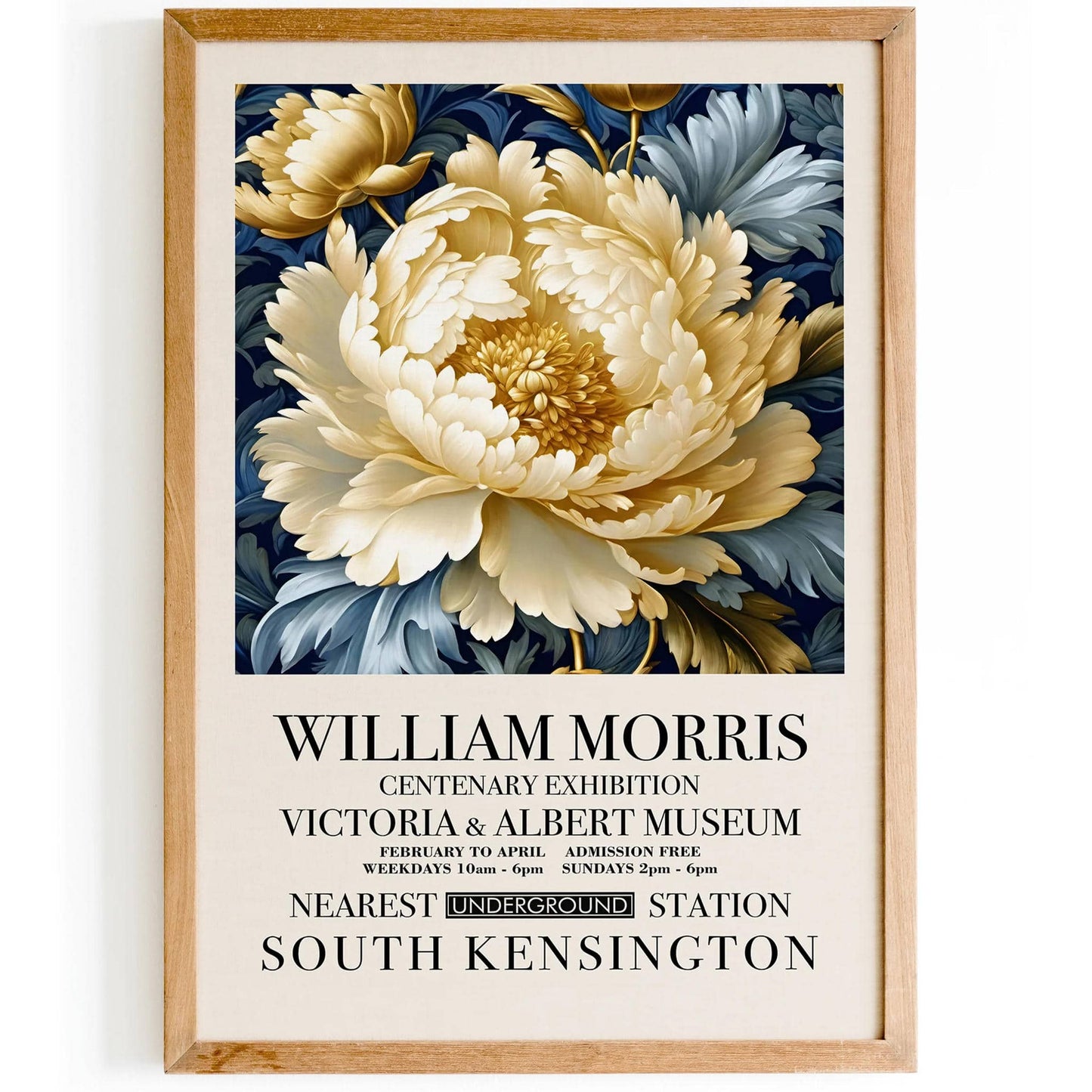William Morris Luxury Floral Poster - HypeSheriff