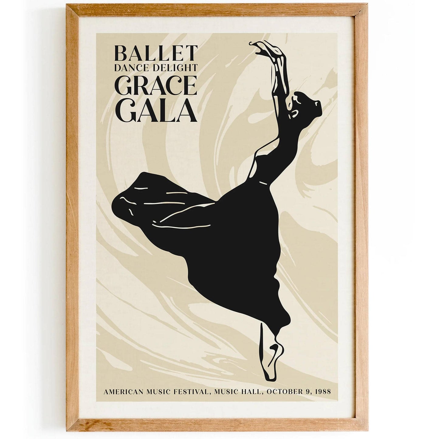 Ballet Gala Elegant Poster 2025 - HypeSheriff