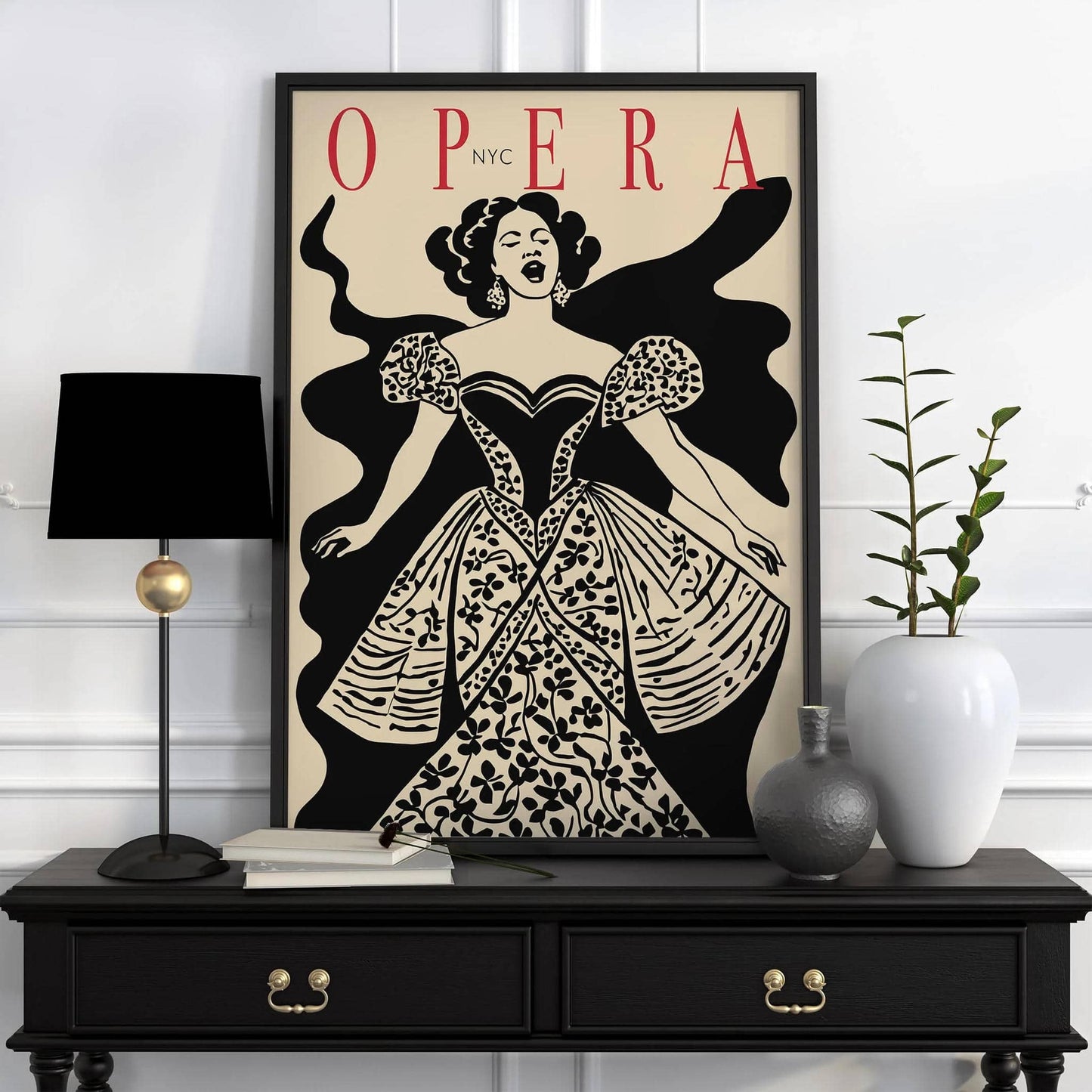 NYC Opera Music Vintage Poster