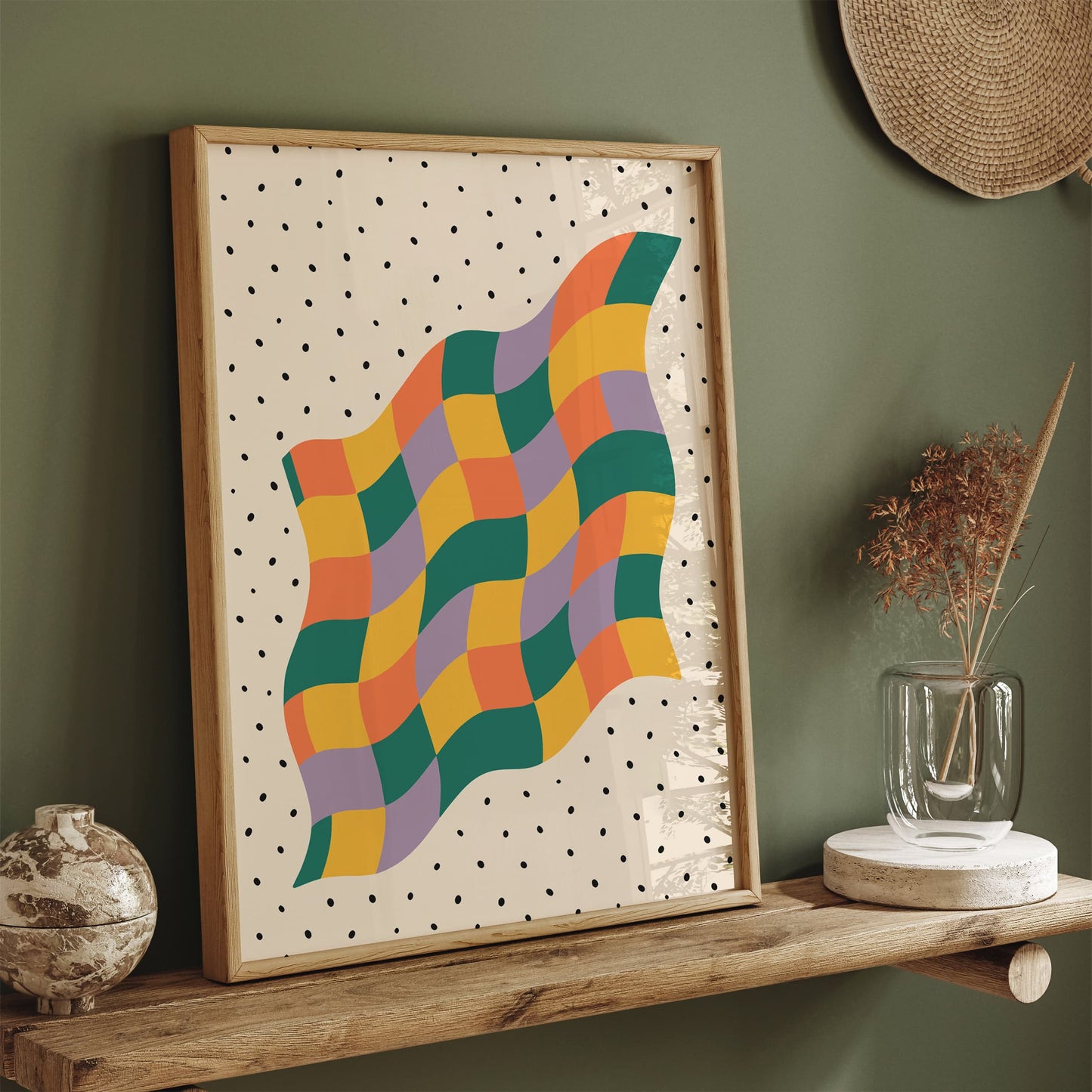 Abstract Colorful - Modern Home Decor Wall Art Print