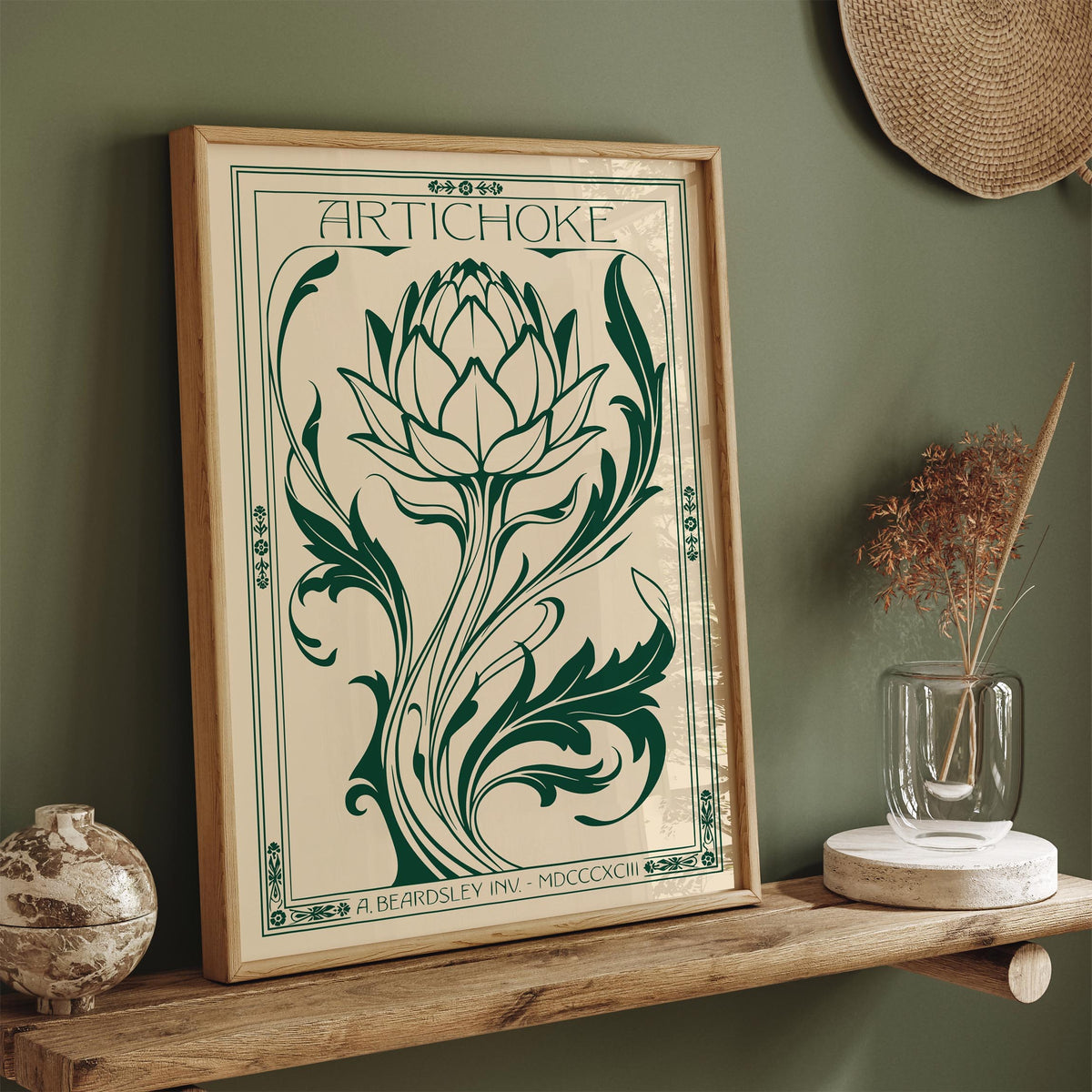 Vintage Artichoke Kitchen Poster