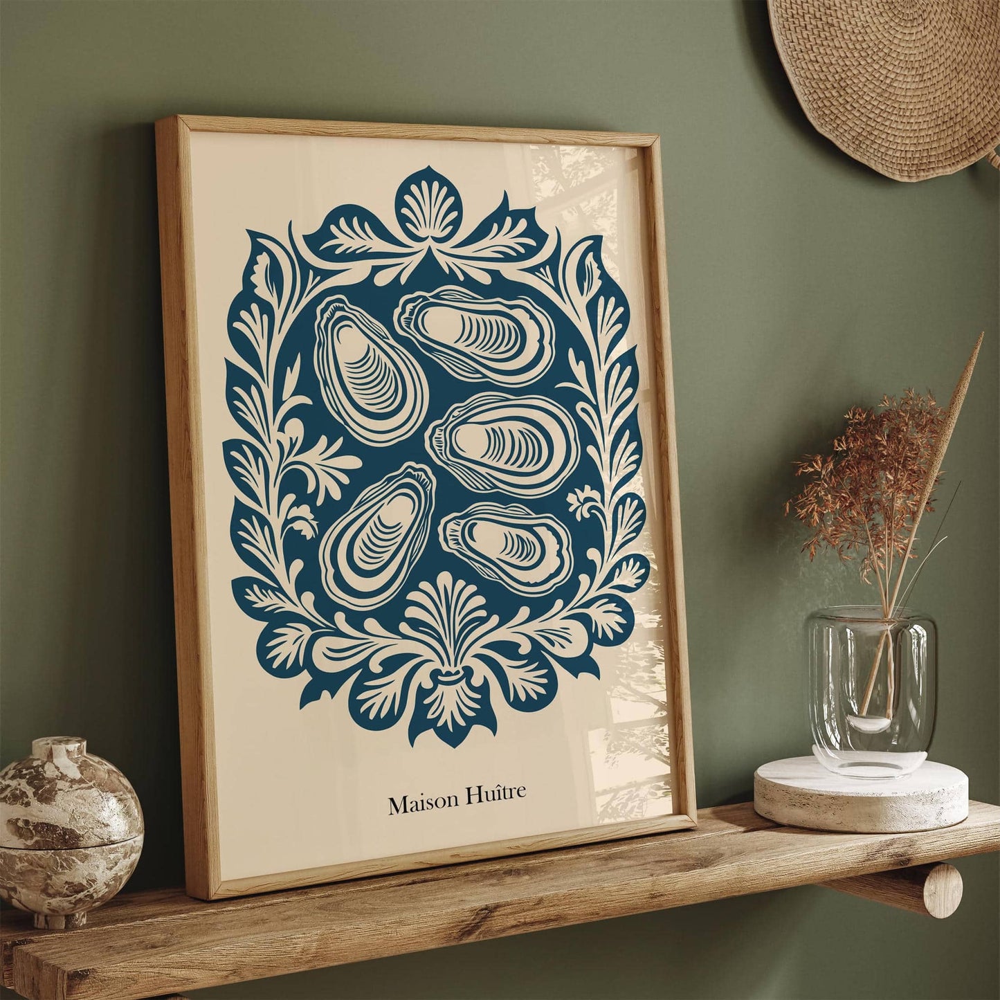 Maison Huître Oyster House Poster