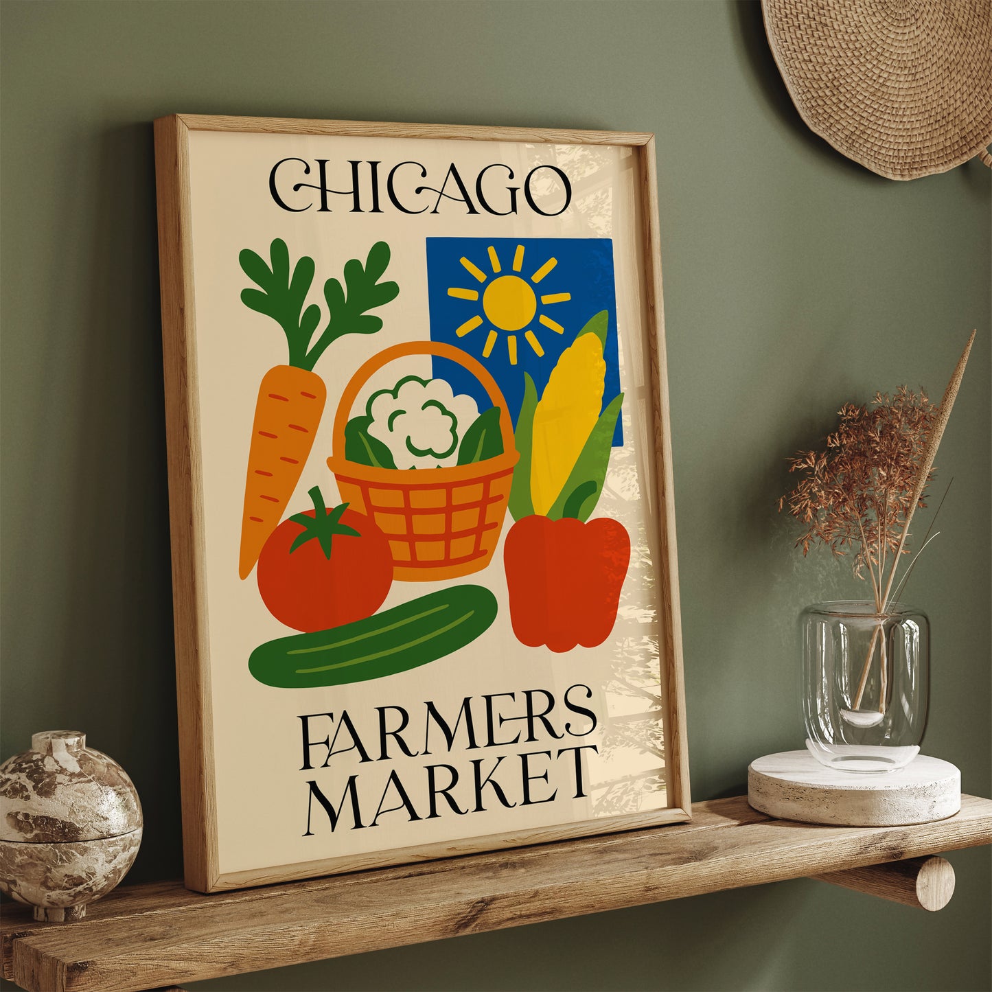 Chicago Farmers Market Poster