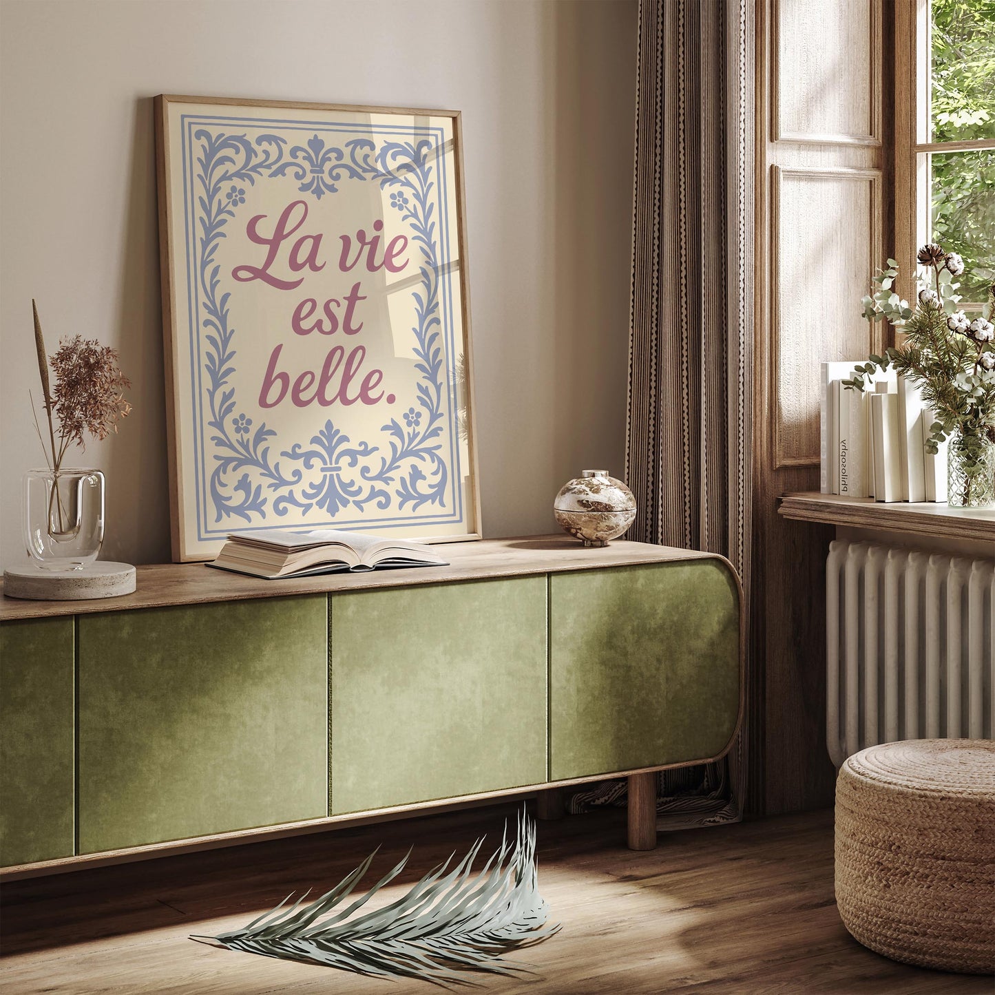 La Vie Est Belle Poster - French Wall Art Print
