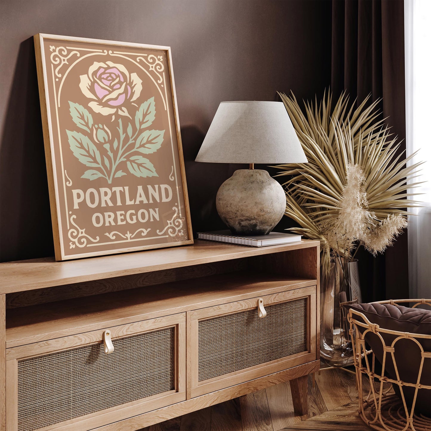 Portland Oregon Travel Poster