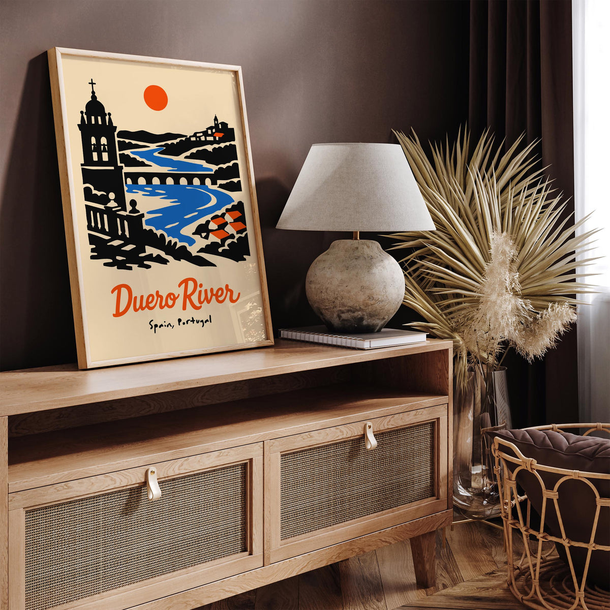 Duero River Spain Portugal Travel Poster