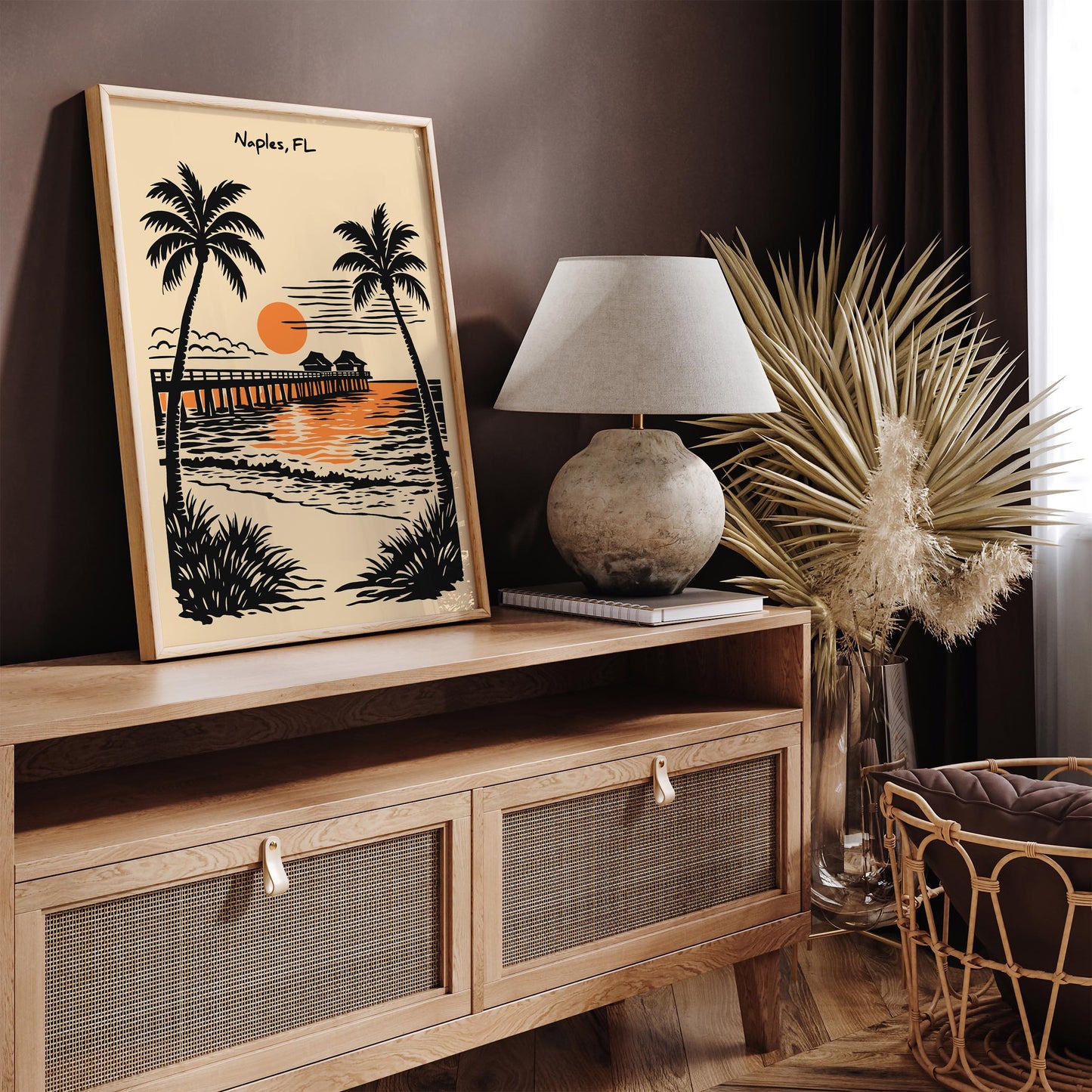 Naples Florida Travel Poster