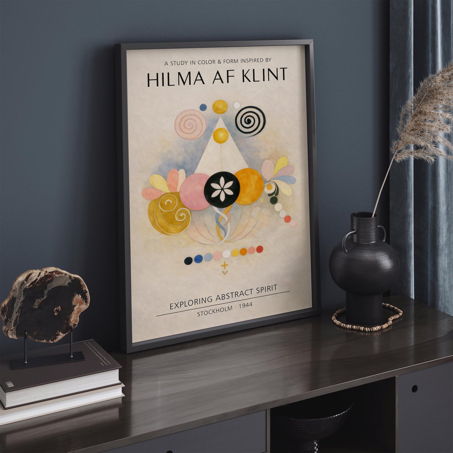 Hilma af Klint inspired Poster