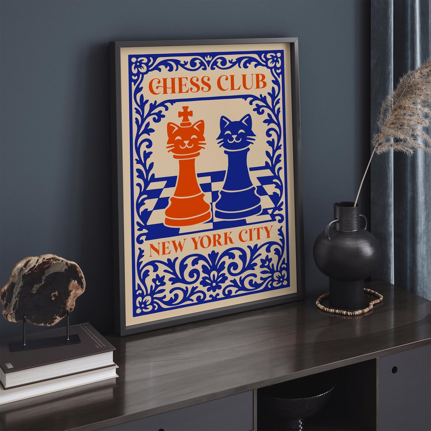 Chess Club New York City Poster