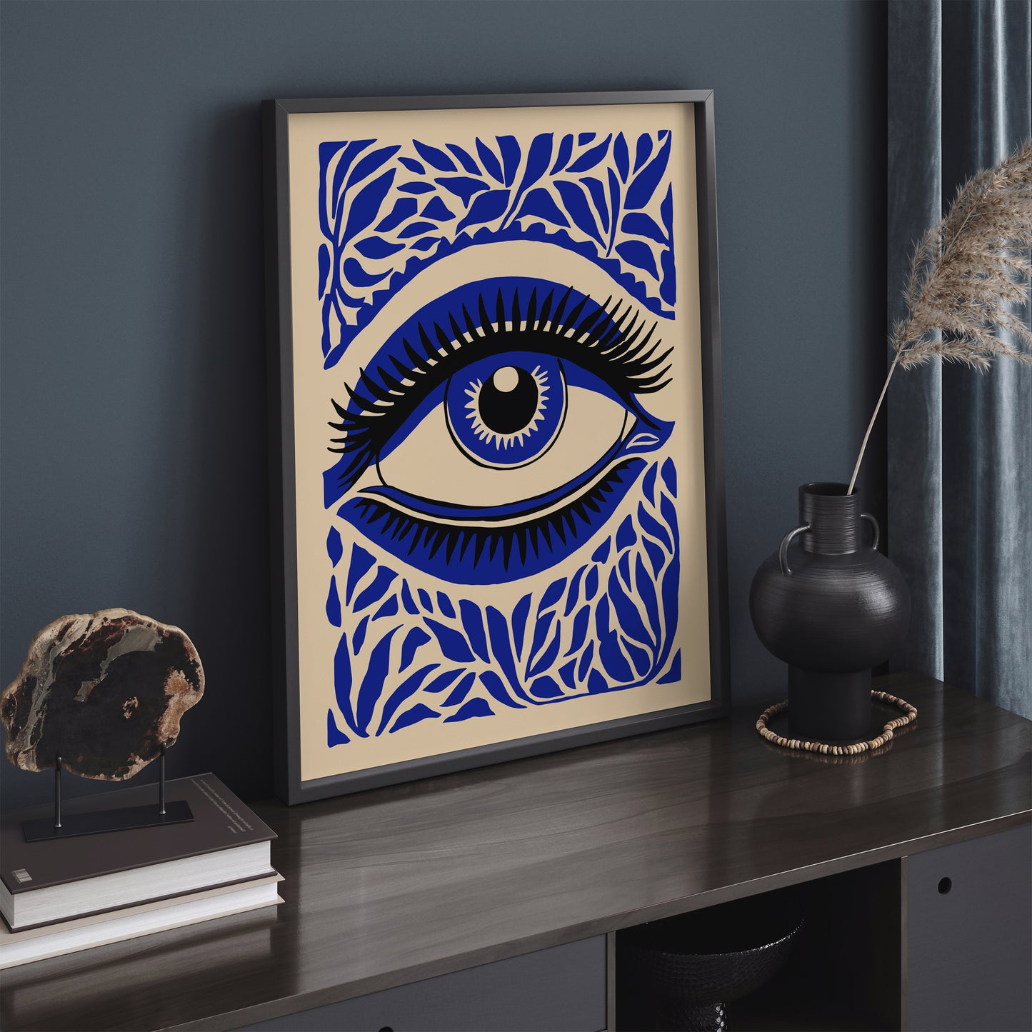 Blue Spiritual Eye Wall Art