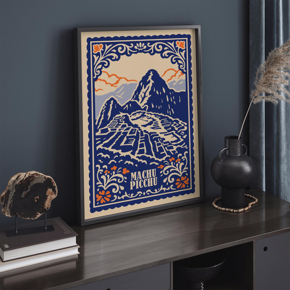 Machu Picchu Peru Travel Poster