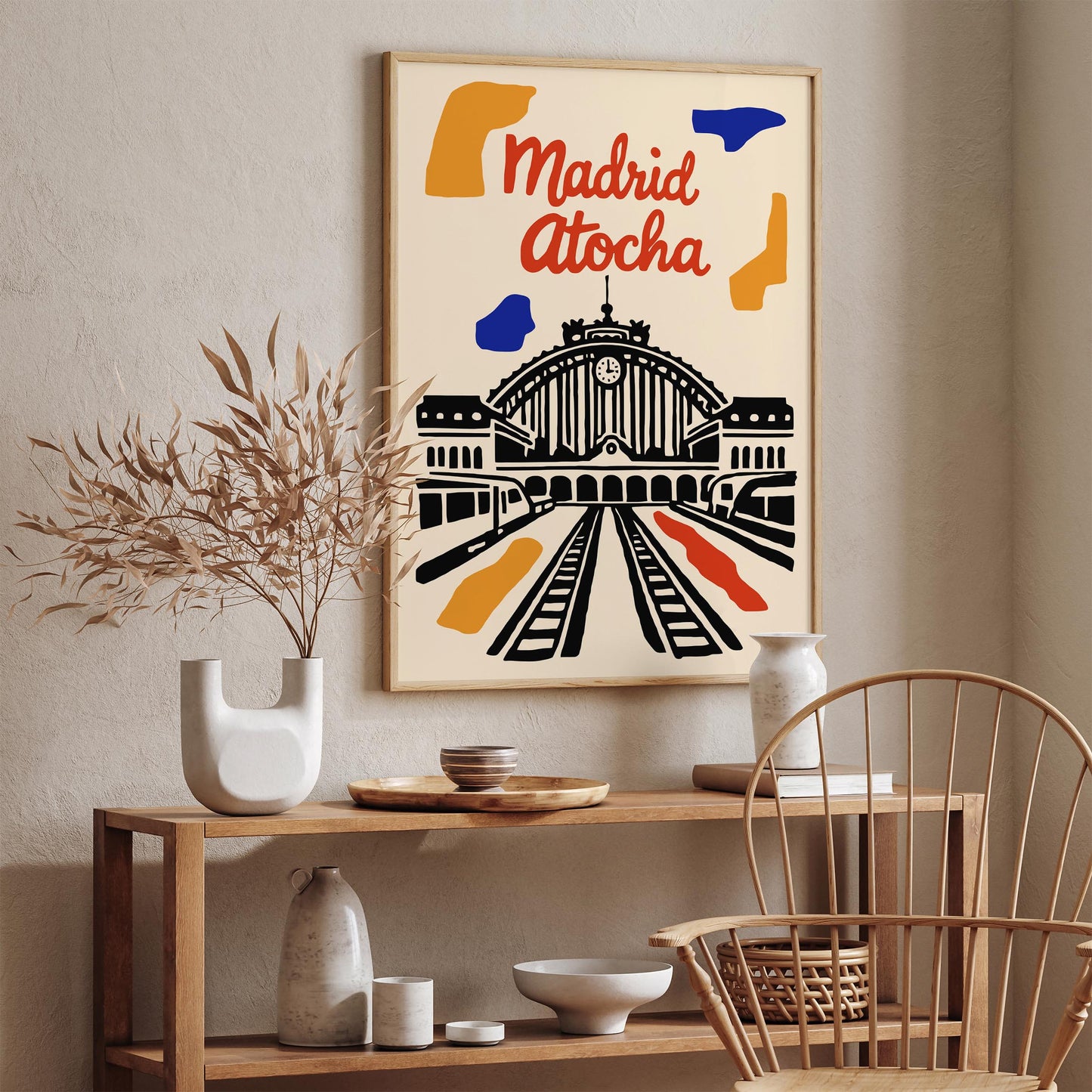 Madrid Atocha Railway Station Poster