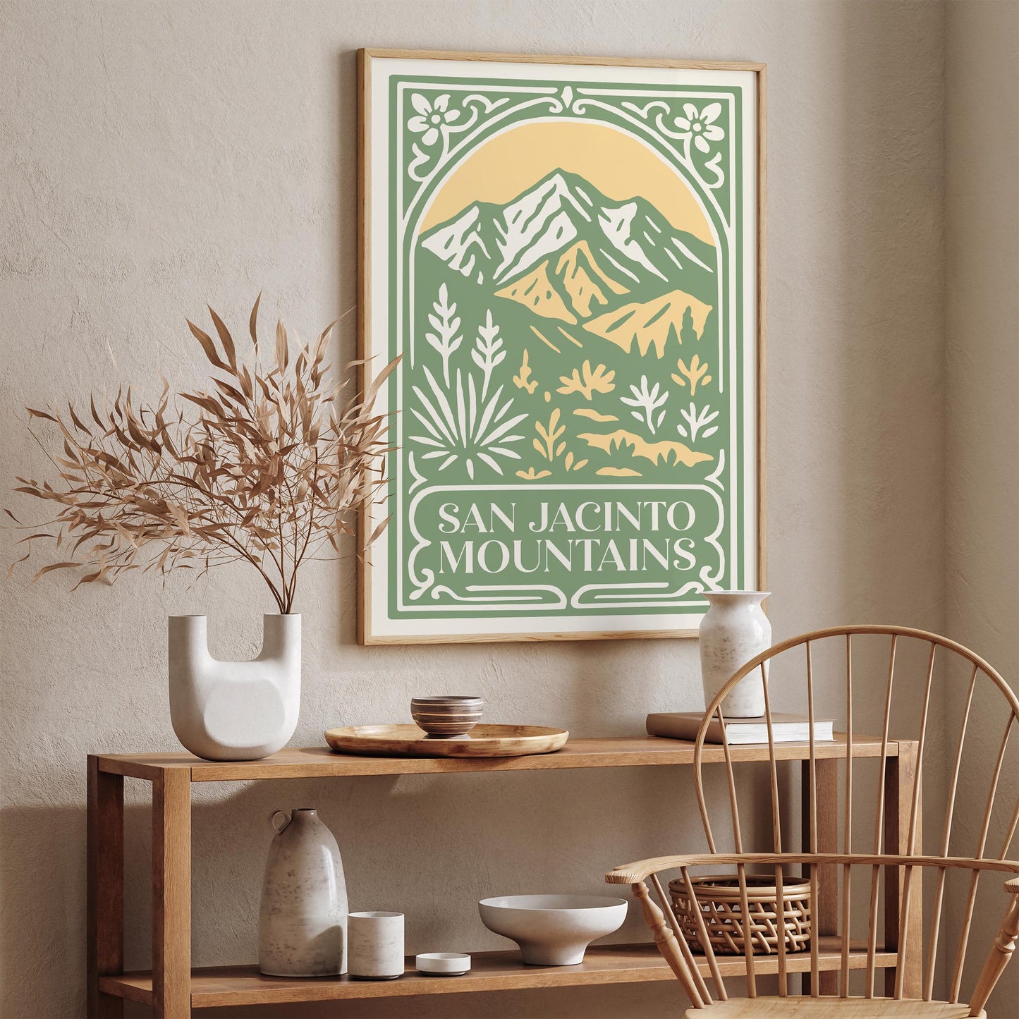 San Jacinto Mountains Travel Poster