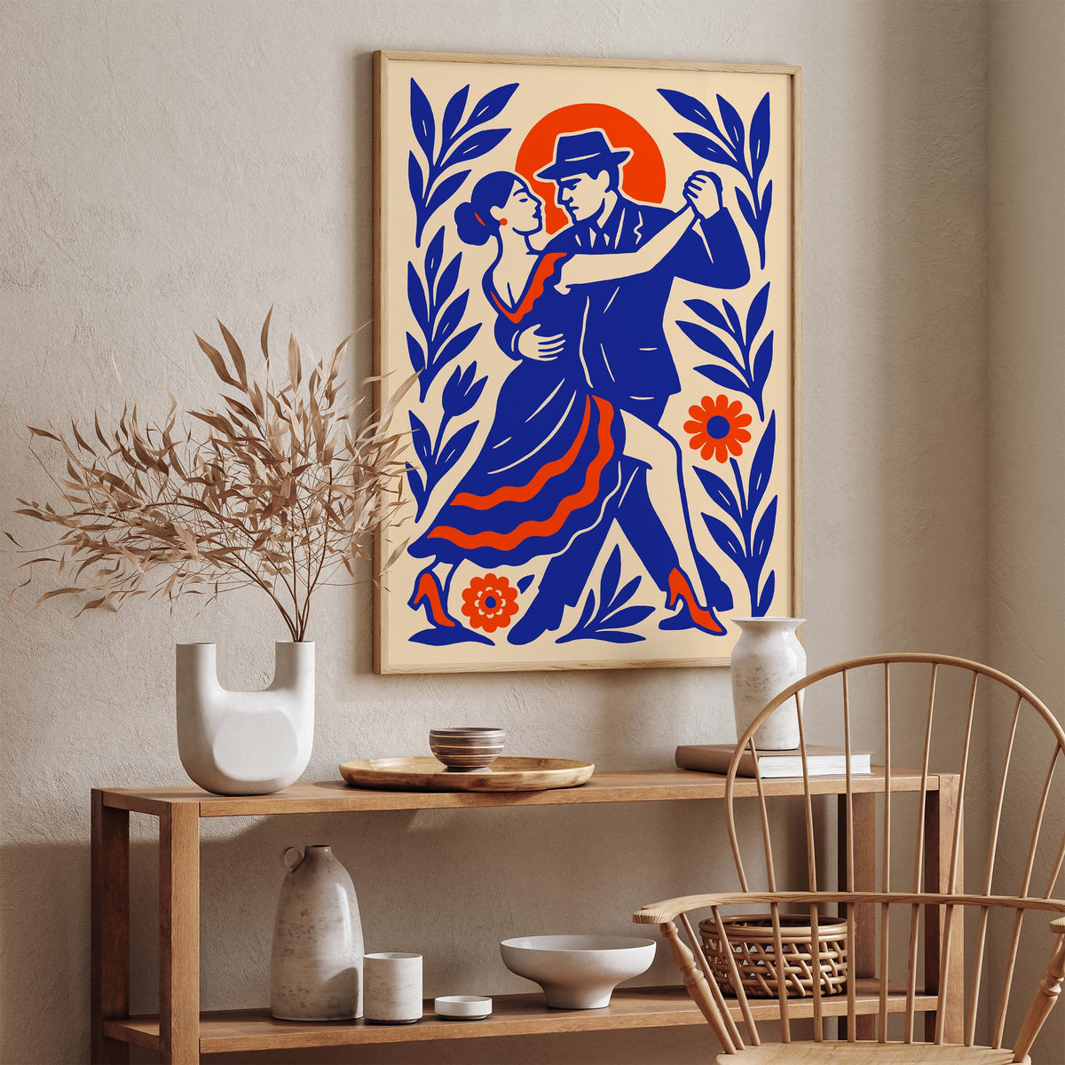 Argentine Tango Dance Poster