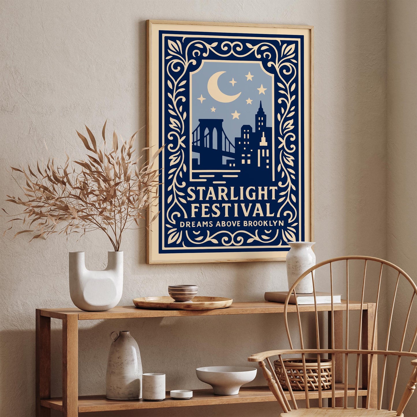 Starlight Festival Poster - Dreams Above Brooklyn Print
