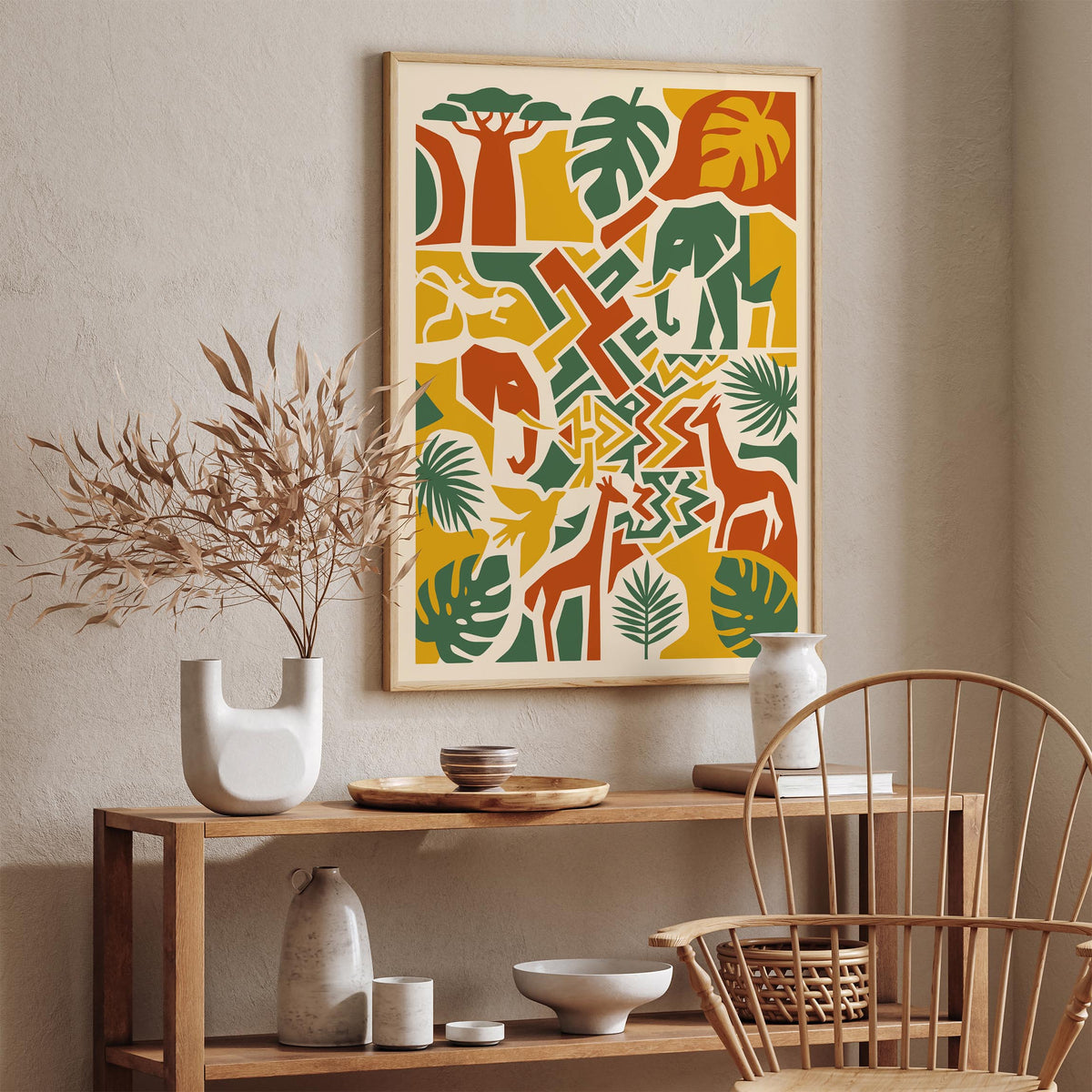 Safari Animals Poster