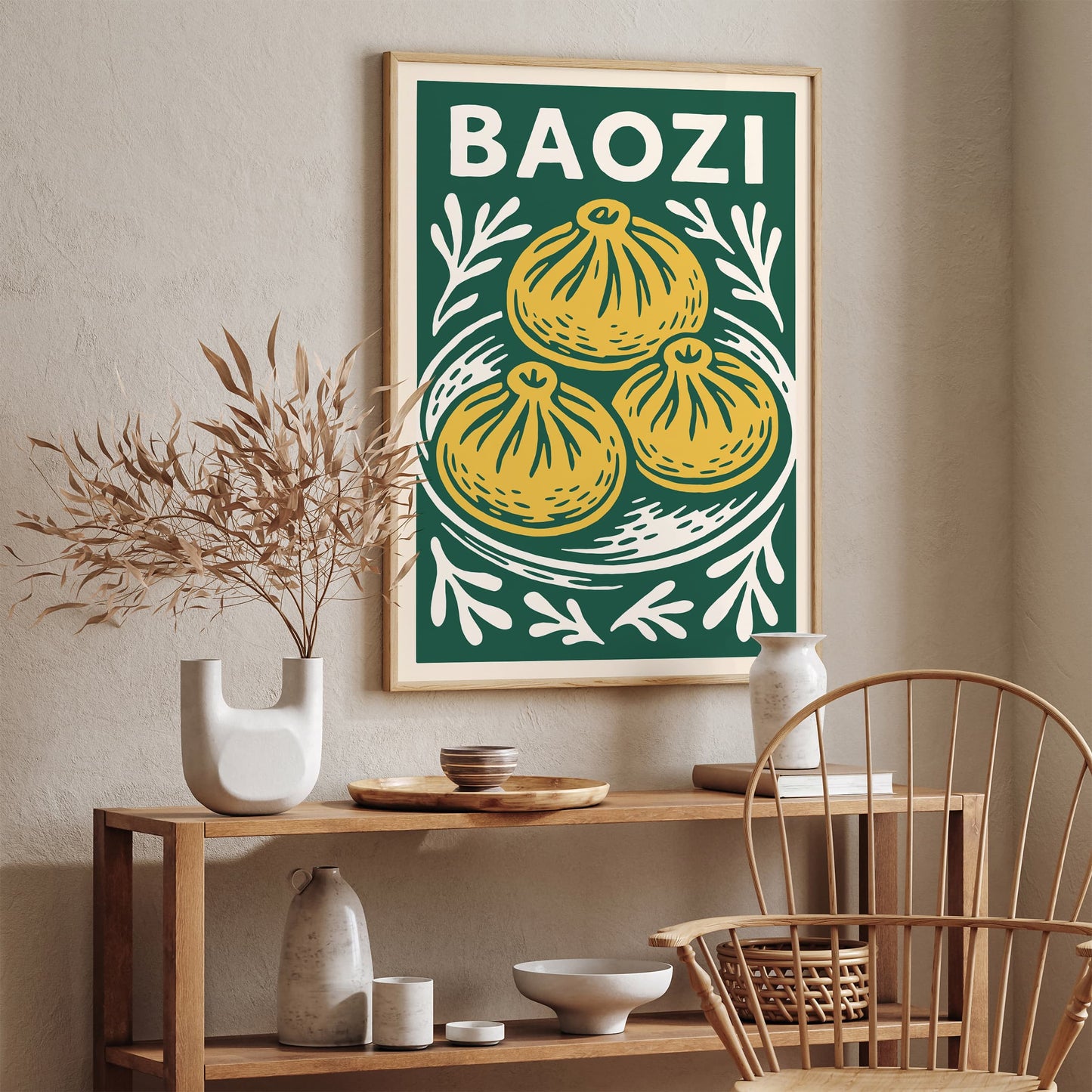 Baozi - Asian Food Wall Art Print