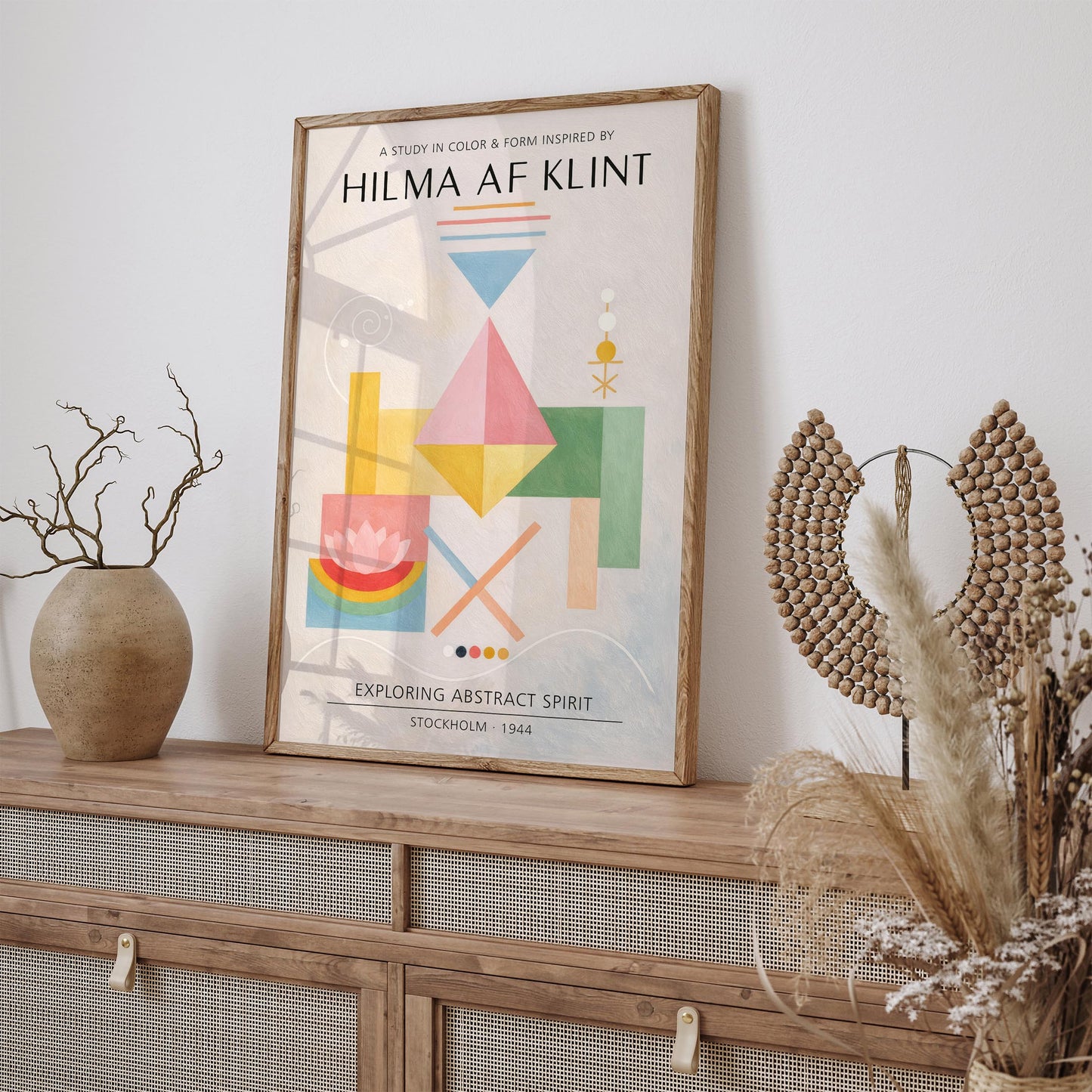 Hilma Af Klint inspired Exihibition Poster Print