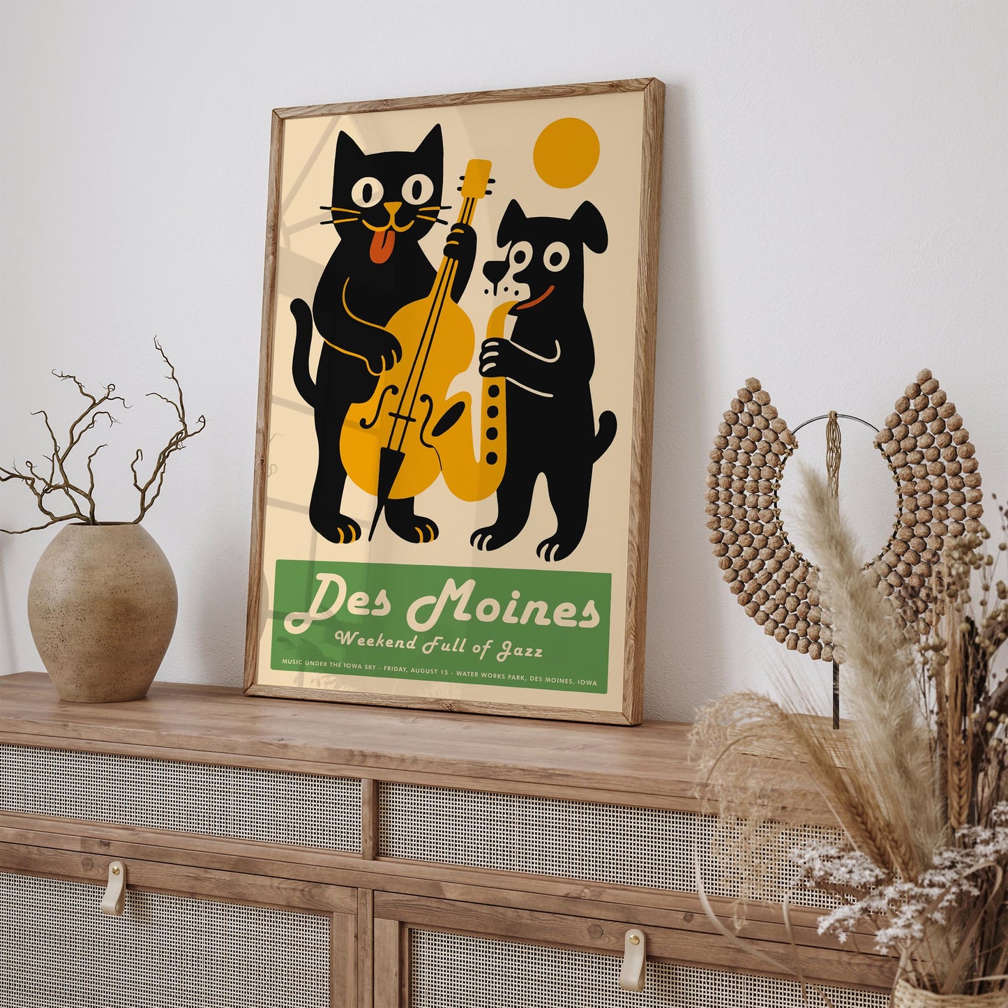 Des Moines Iowa Jazz Festival Poster